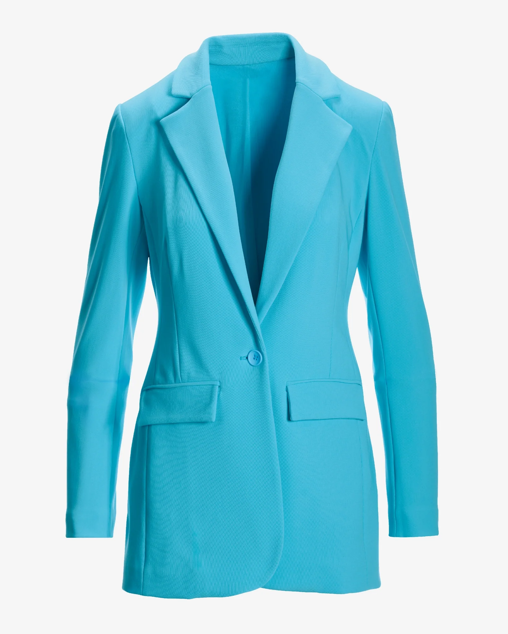 Beyond Travel Classic Boyfriend Blazer Blue Grotto - Mycitystee