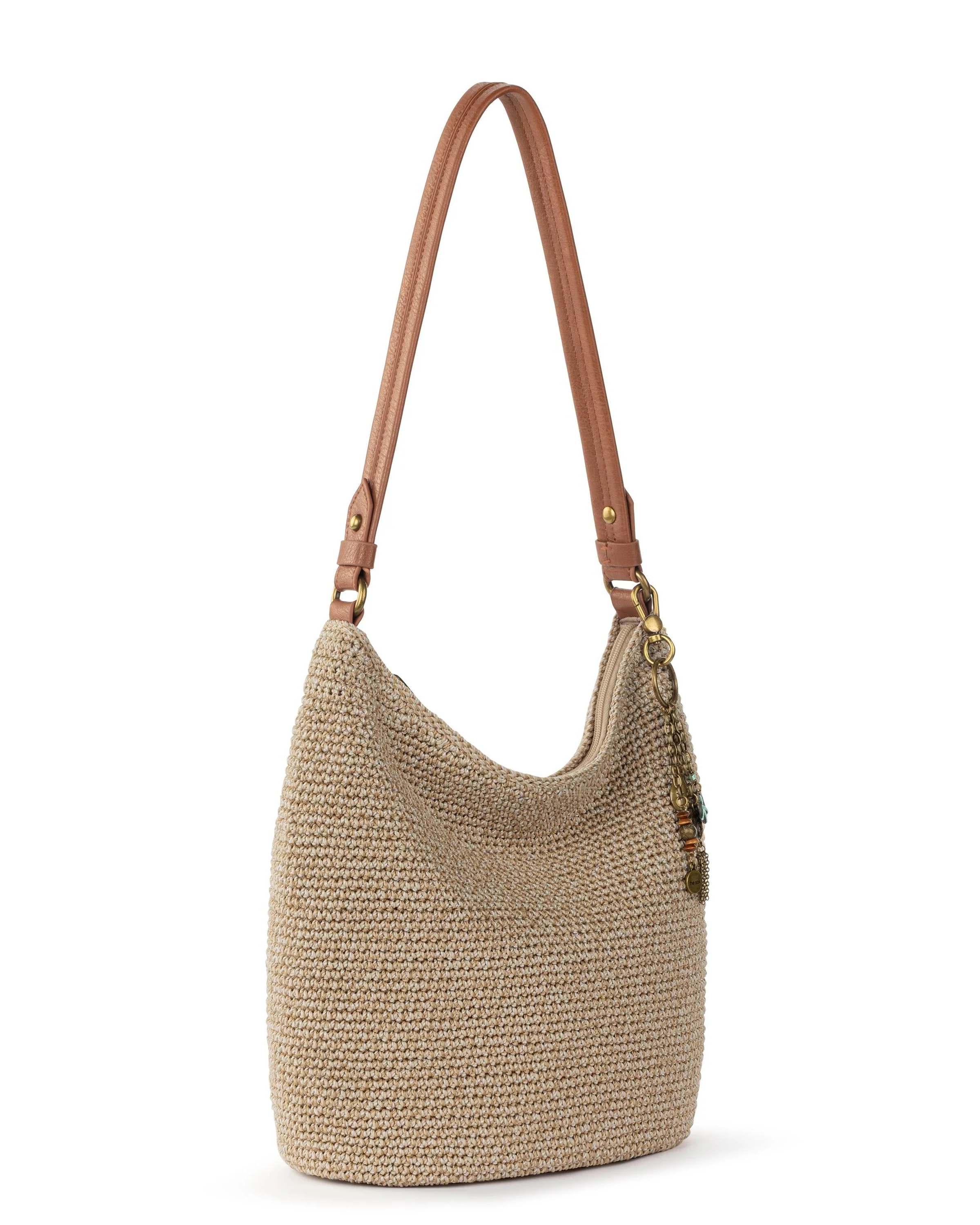 Sequoia Hobo - Hand Crochet - Bamboo Static - Mycitystee