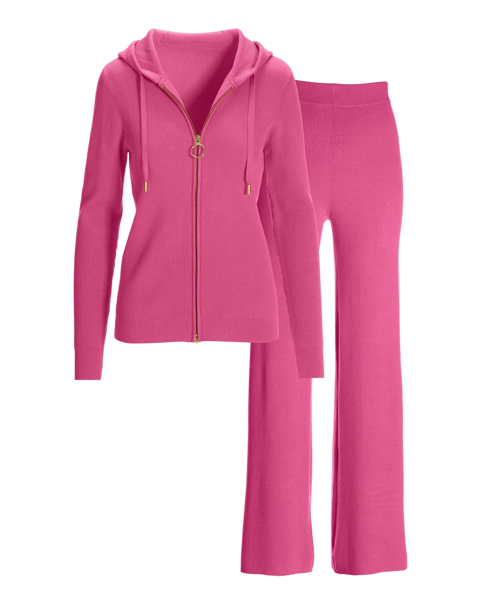 Mini Sequin Sweater Lounge Set Phlox Pink - Mycitystee