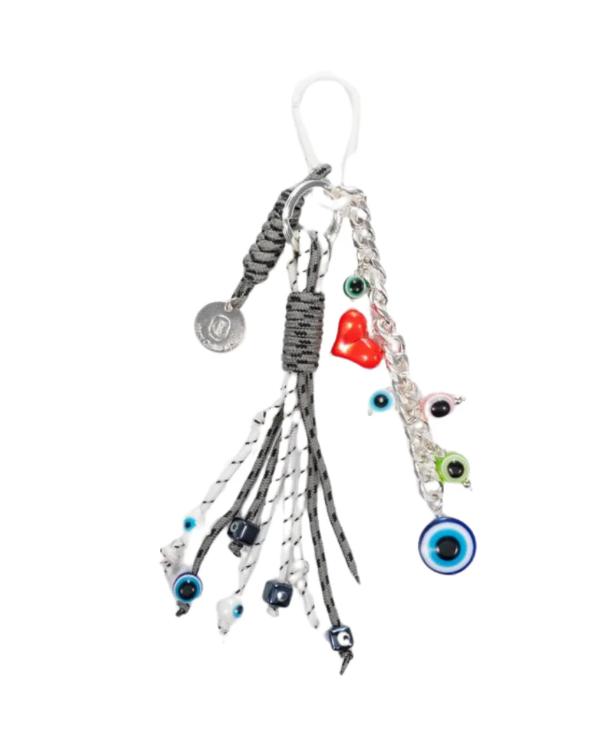 Charcoal Chic Bag Charm - Mycitystee