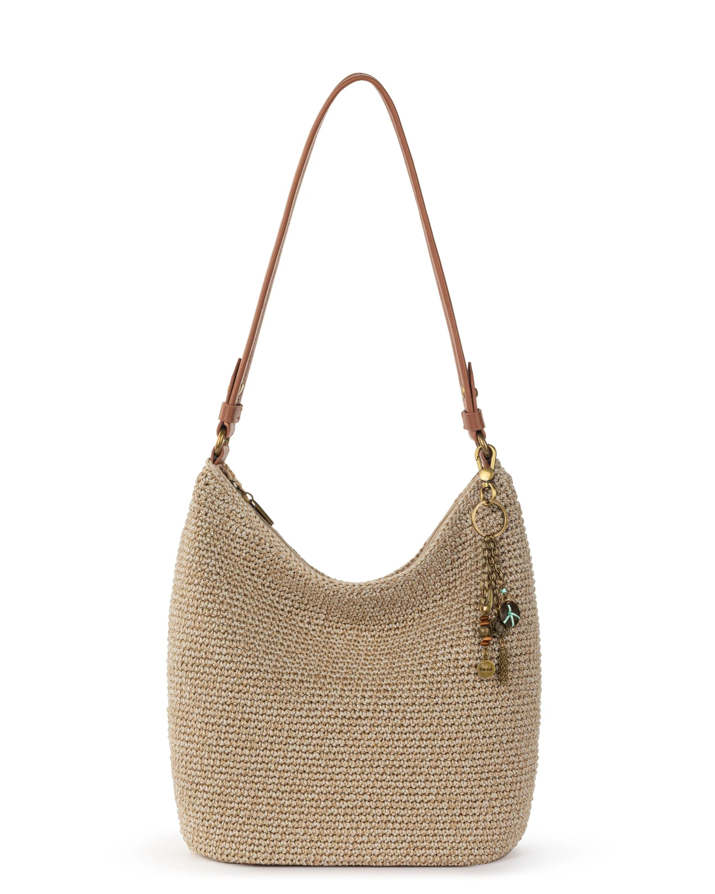 Sequoia Hobo - Hand Crochet - Bamboo Static - Mycitystee