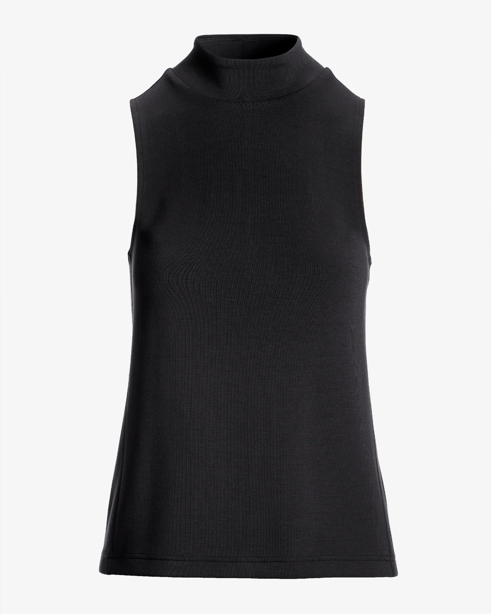 Luxe Lounge Mock Neck Top Black - Mycitystee