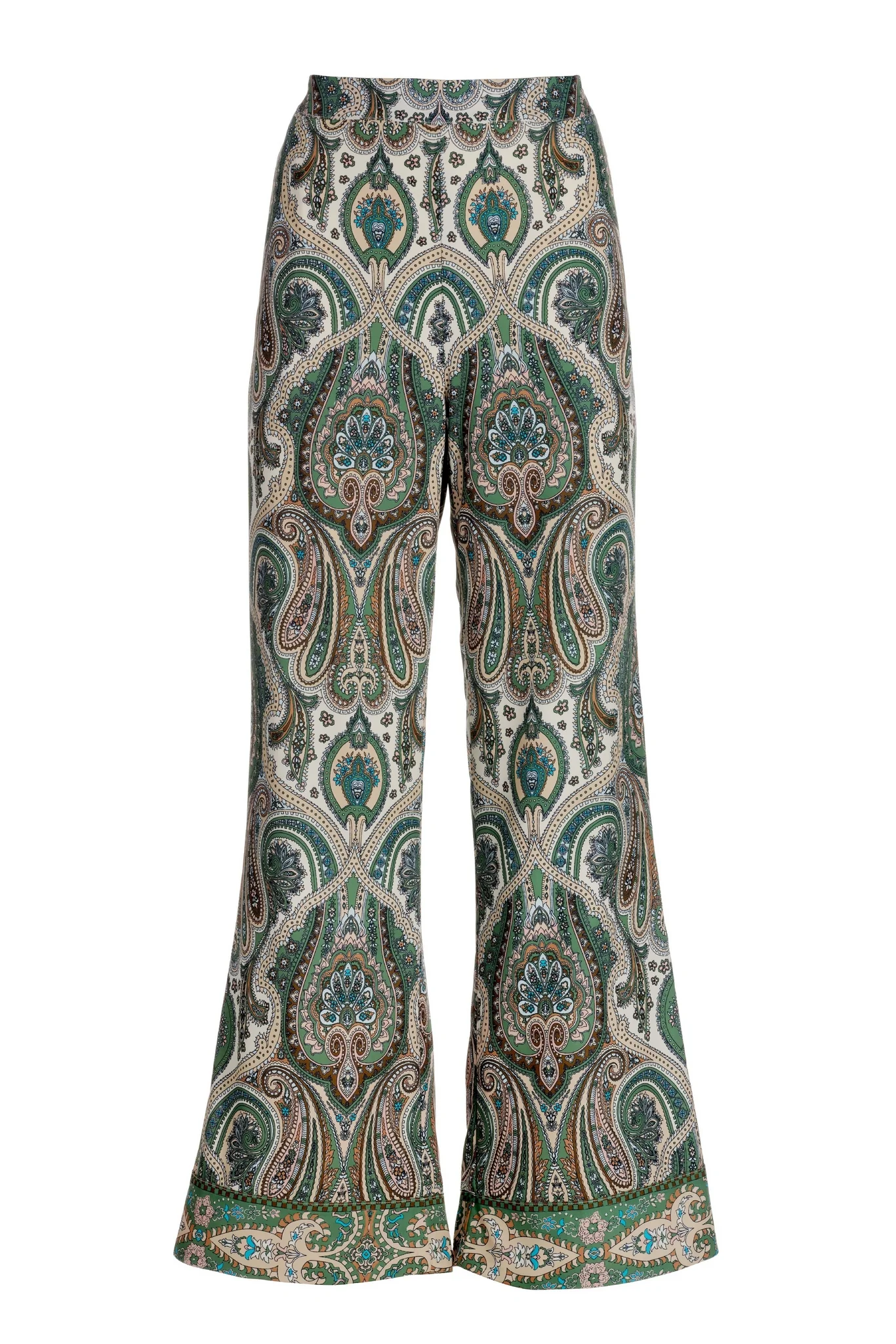 Fall Paisley Print Palazzo Pant Multi - Mycitystee