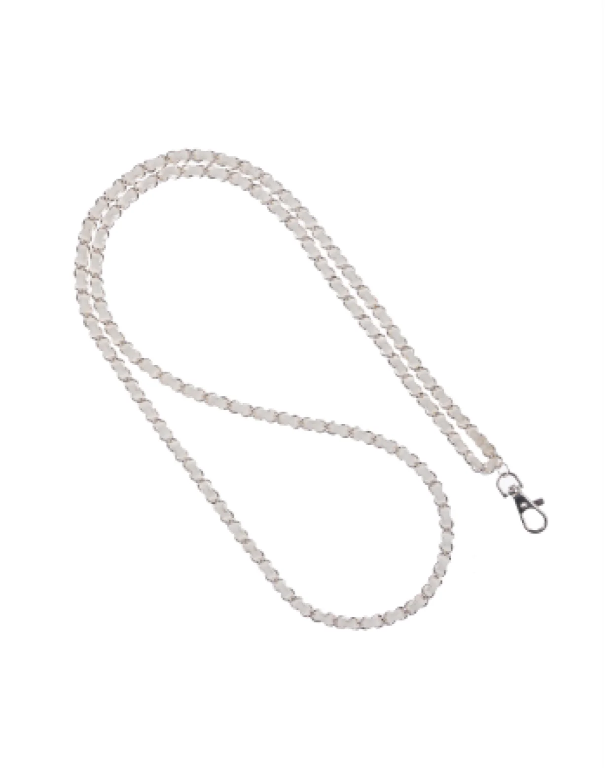 Summer White Silver Crossbody Phone Chain - Mycitystee