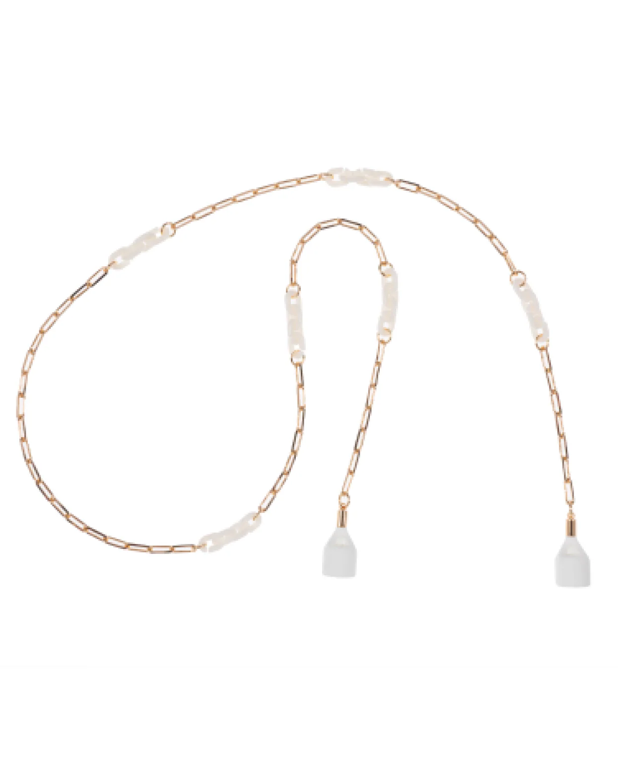 Cr  me Br?l  e Gold AirPod Chain - Mycitystee