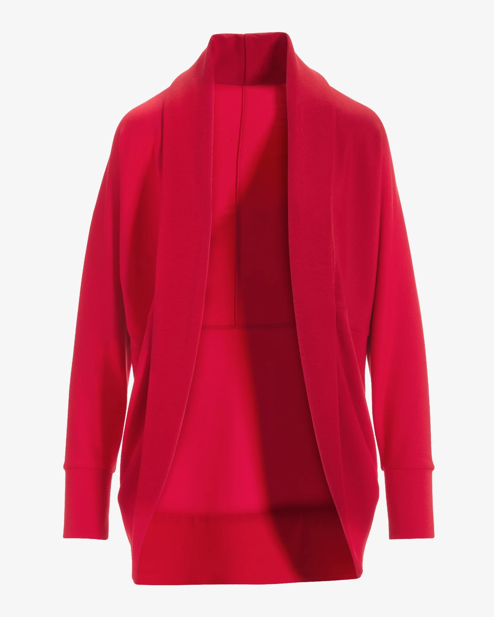 Luxe Lounge Cocoon Cardigan Racing Red - Mycitystee