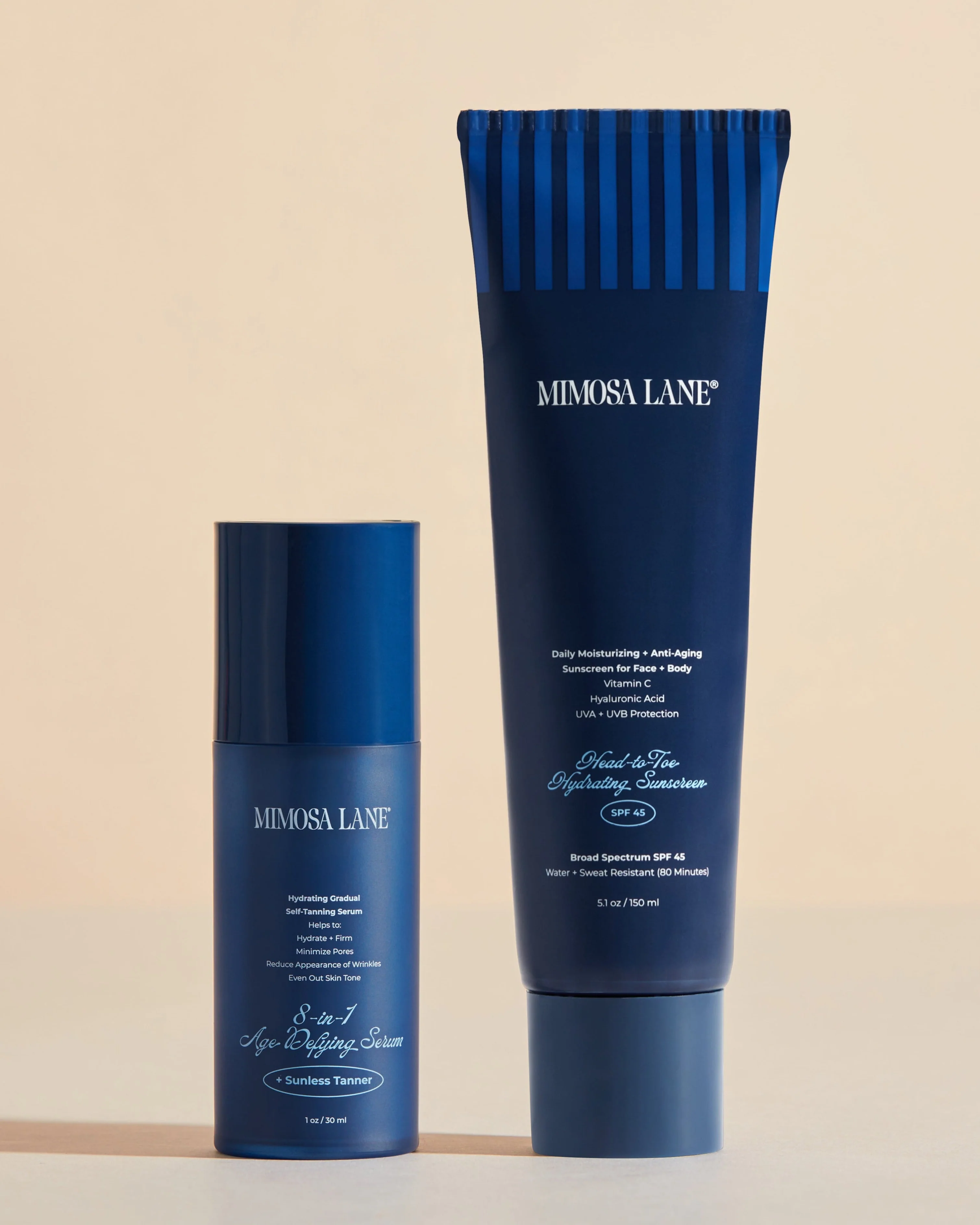 The Power Duo: Self-Tan Serum + SPF 45 (Best Seller) - Mycitystee