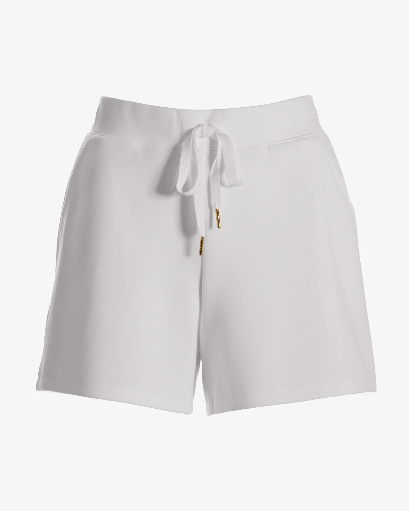 Luxe Lounge Drawstring Short Off White - Mycitystee