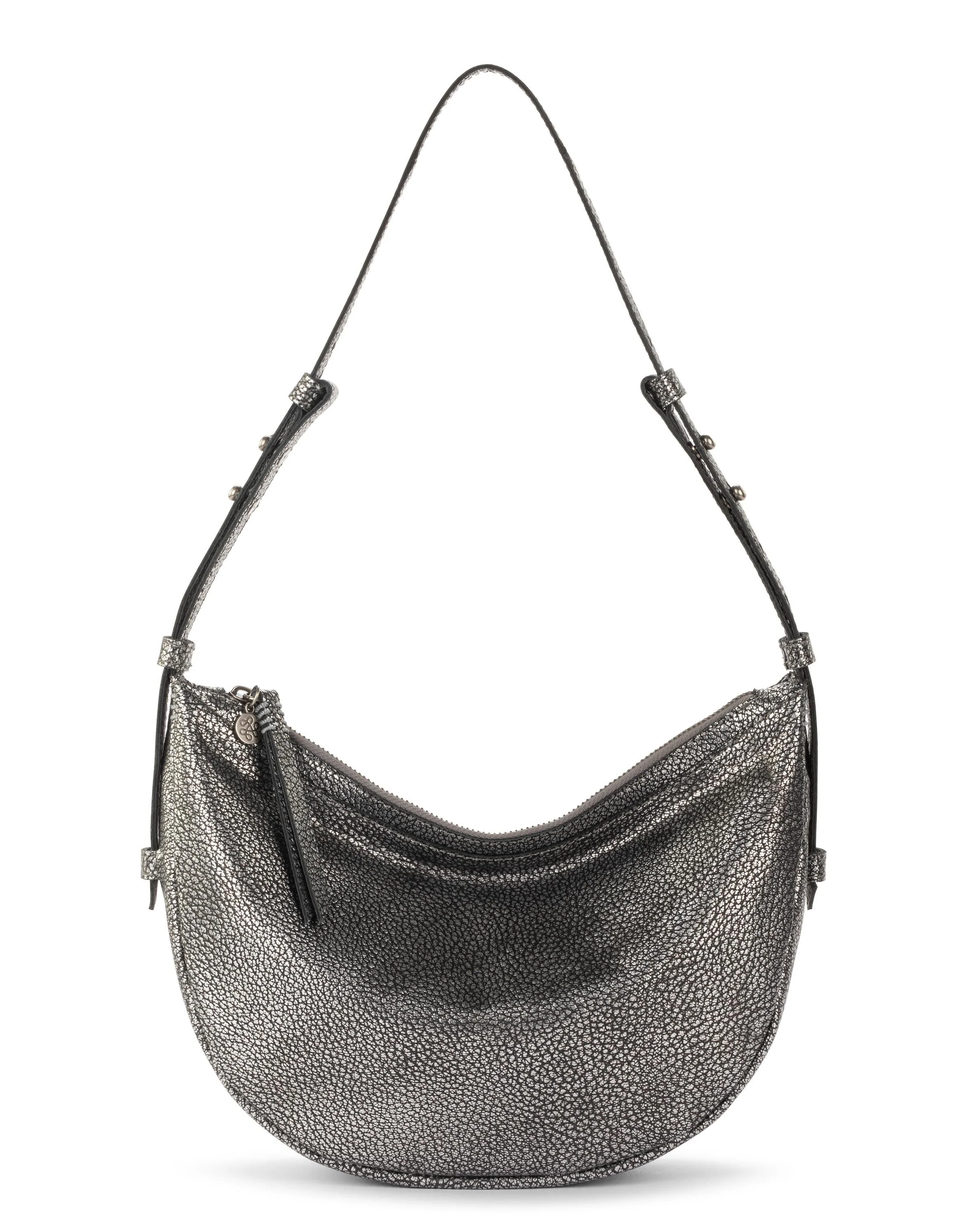 Tess Shoulder Bag - Leather - Dark Silver - Mycitystee