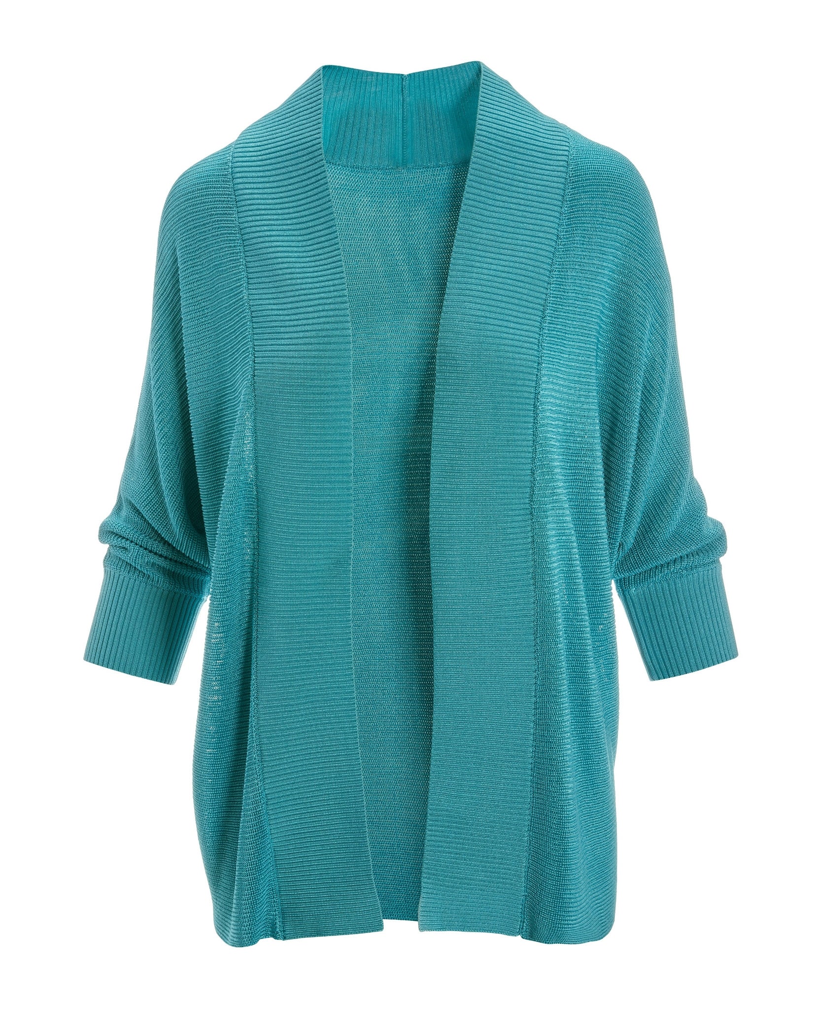 Short Effortless Cardigan Sweater Blue Radiance - Mycitystee