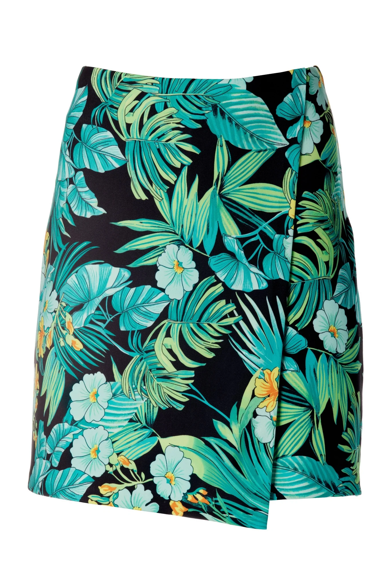 Beyond Travel Tropical Print Skort Green Multi - Mycitystee