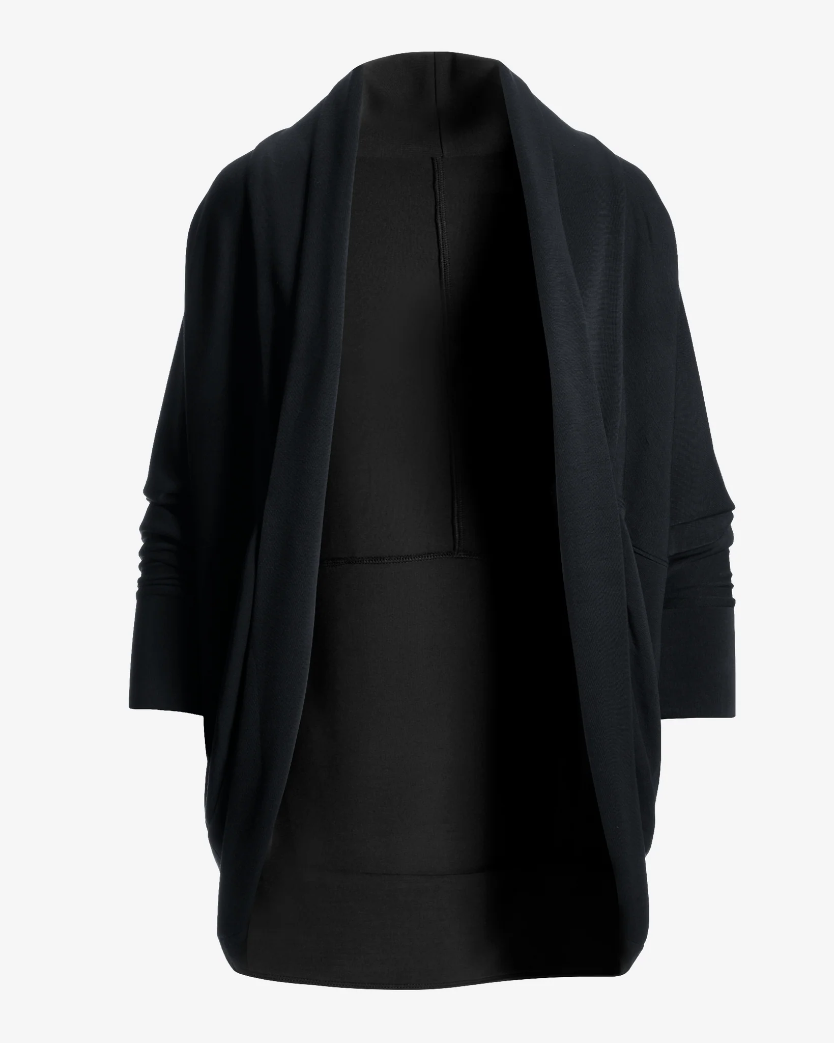 Luxe Lounge Cocoon Cardigan Black - Mycitystee