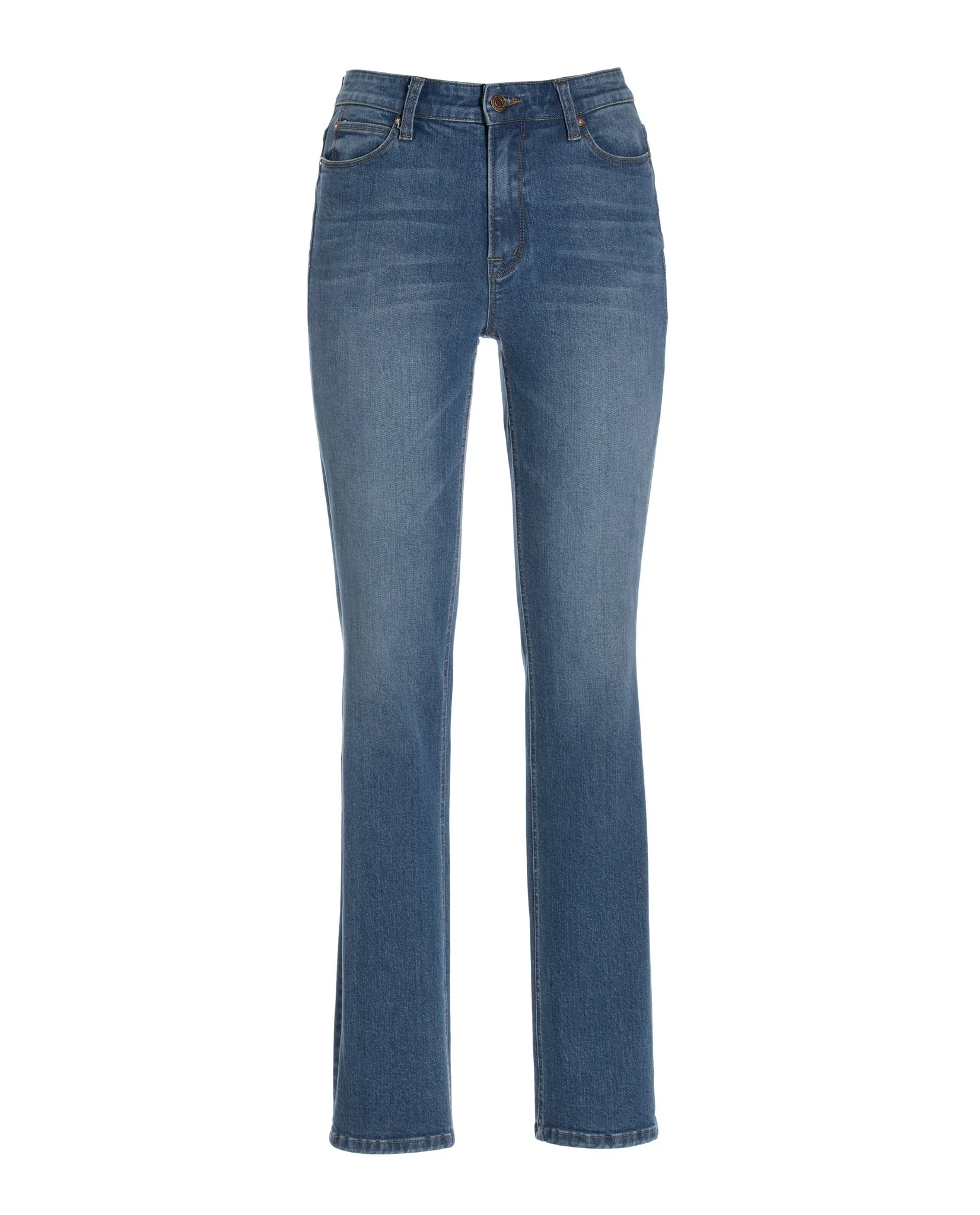 Newport High-Rise Slim Straight-Leg Jean Medium Wash - Mycitystee
