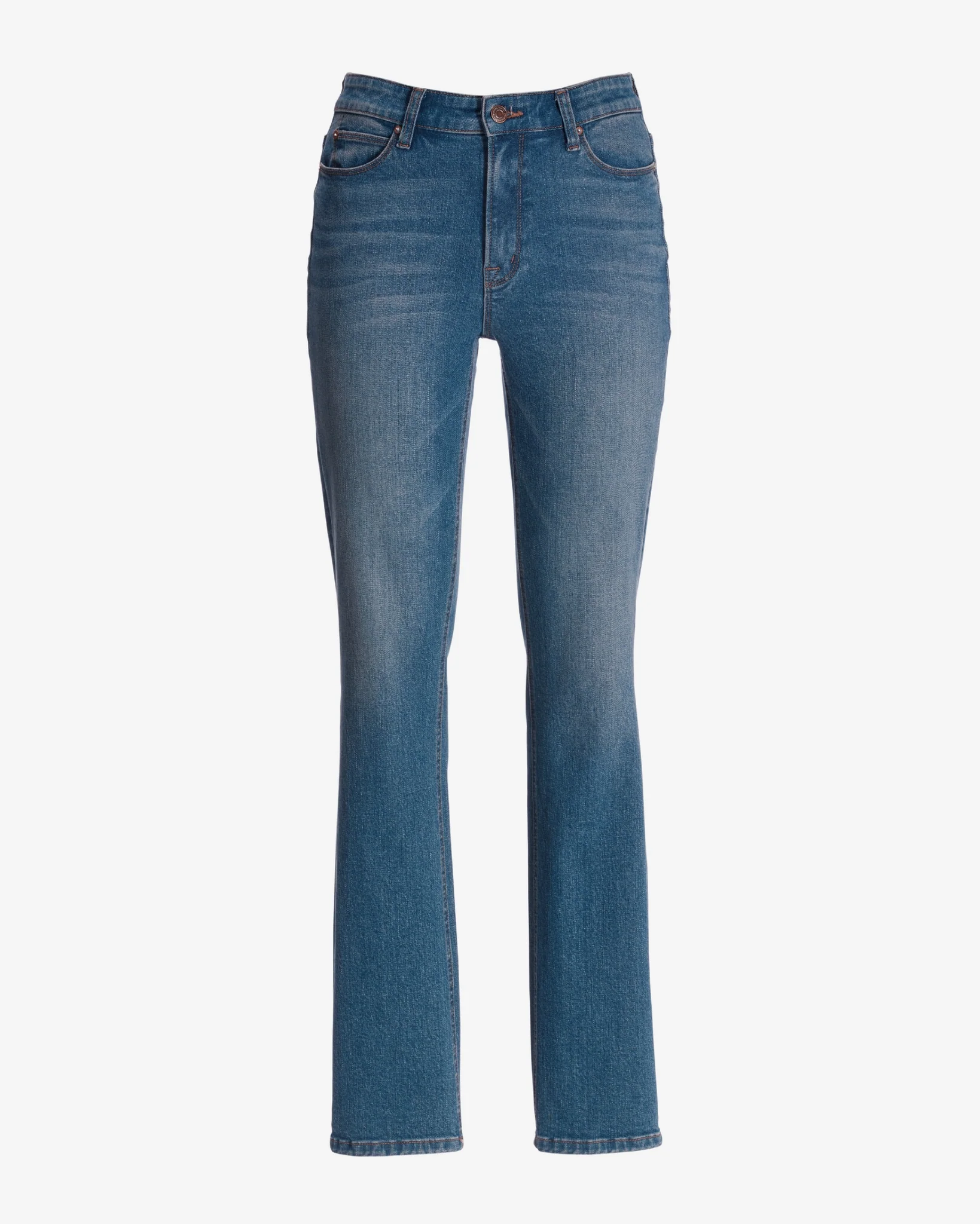 Newport High-Rise Slim Straight-Leg Jean Light Med Wash - Mycitystee
