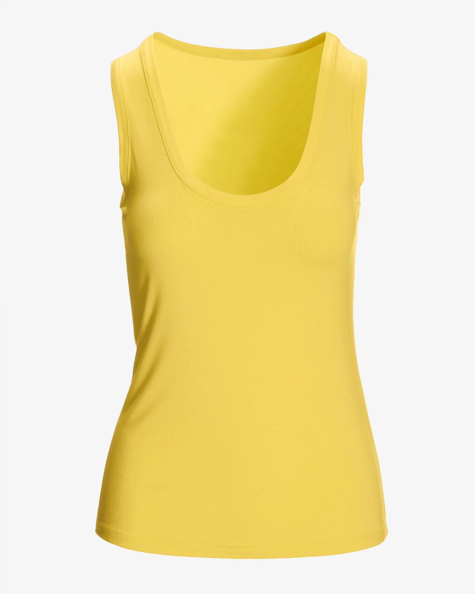 So Effortless Scoop-Neck Tank Top Lemon Drop - Mycitystee