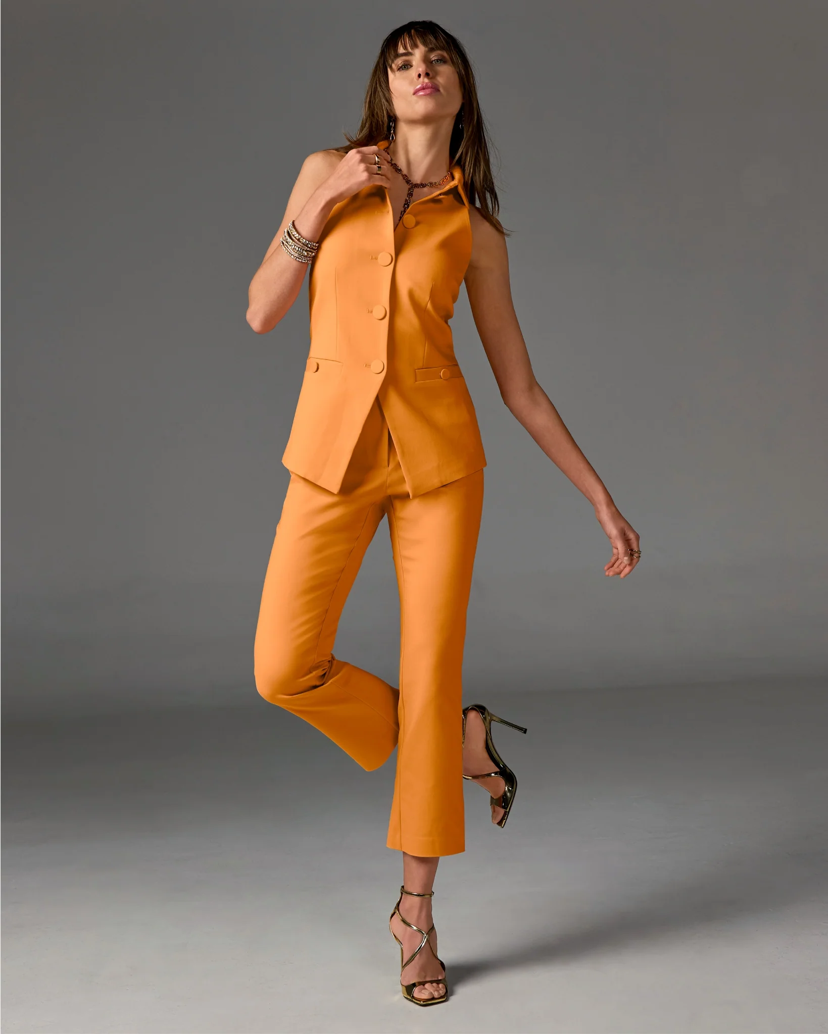 Monterey Modern Bootcut Kick Flare Ankle Pant Bird of Paradise - Mycitystee