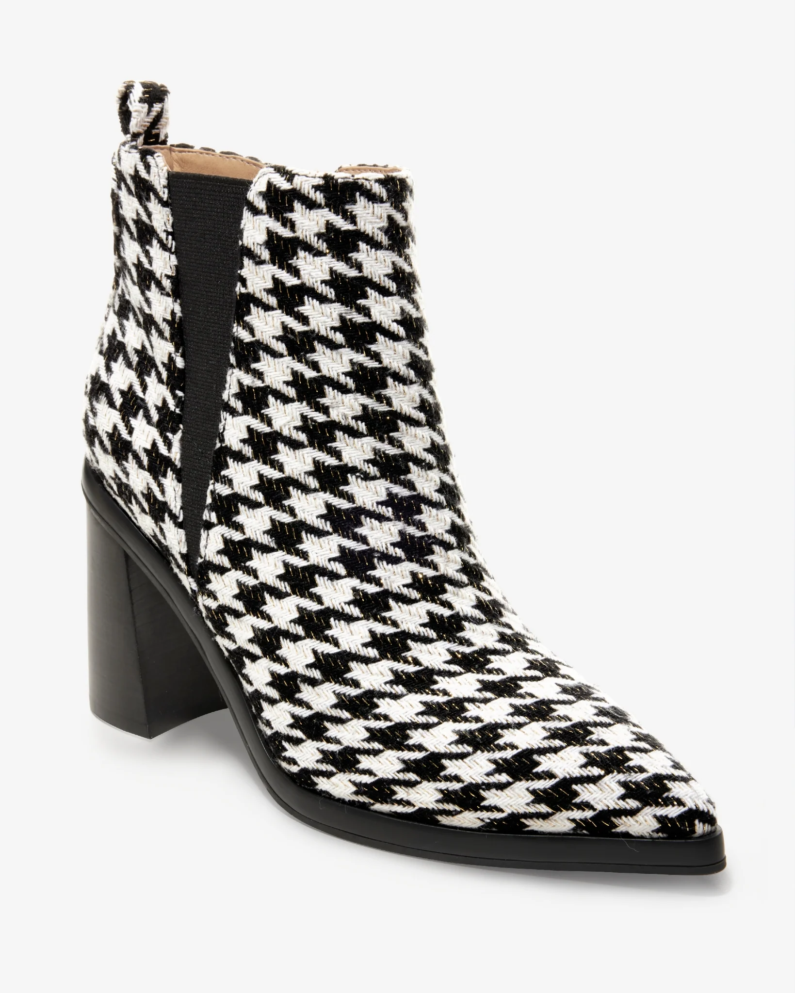 Houndstooth Bootie Black/White - Mycitystee