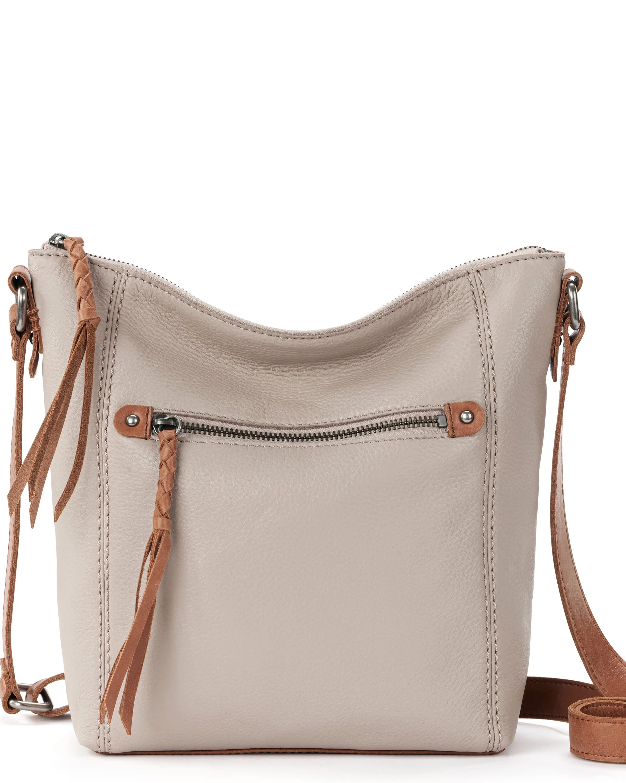 Ashland Crossbody - Leather - Sand - Mycitystee