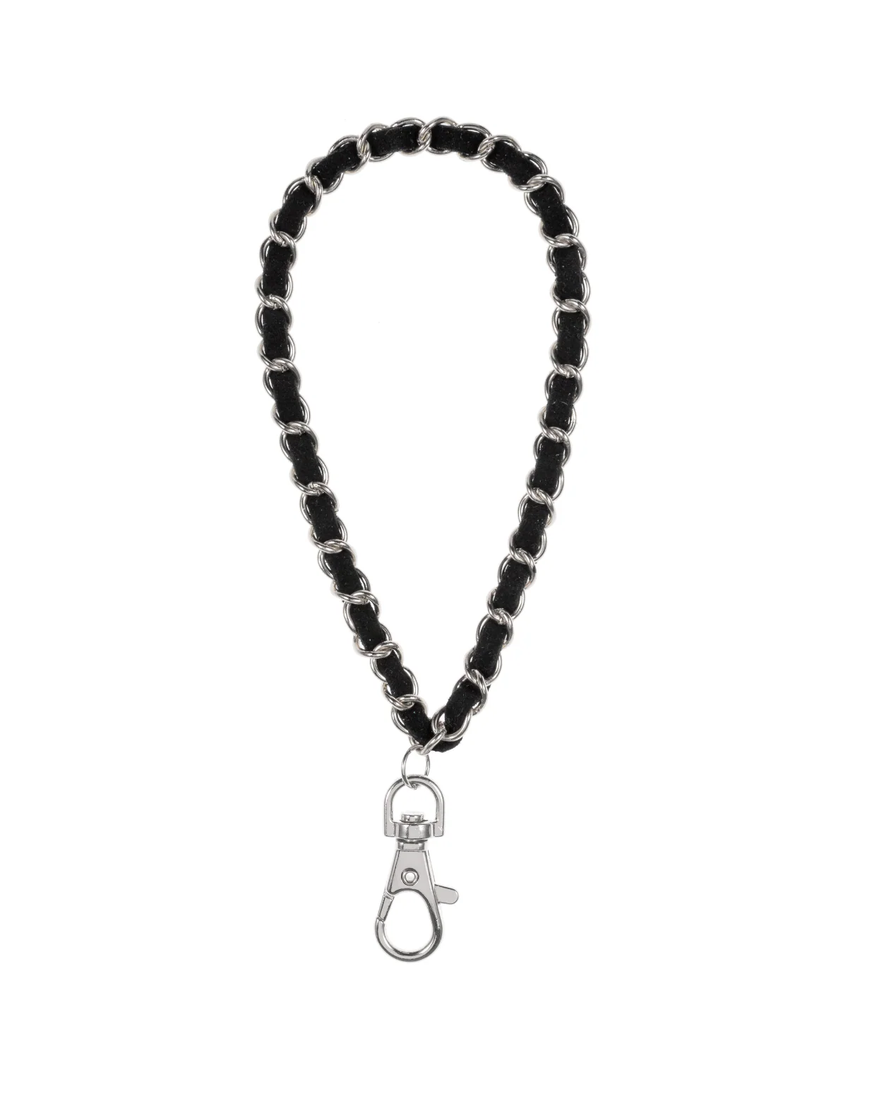 Silver Black Phone Wristlet - Mycitystee