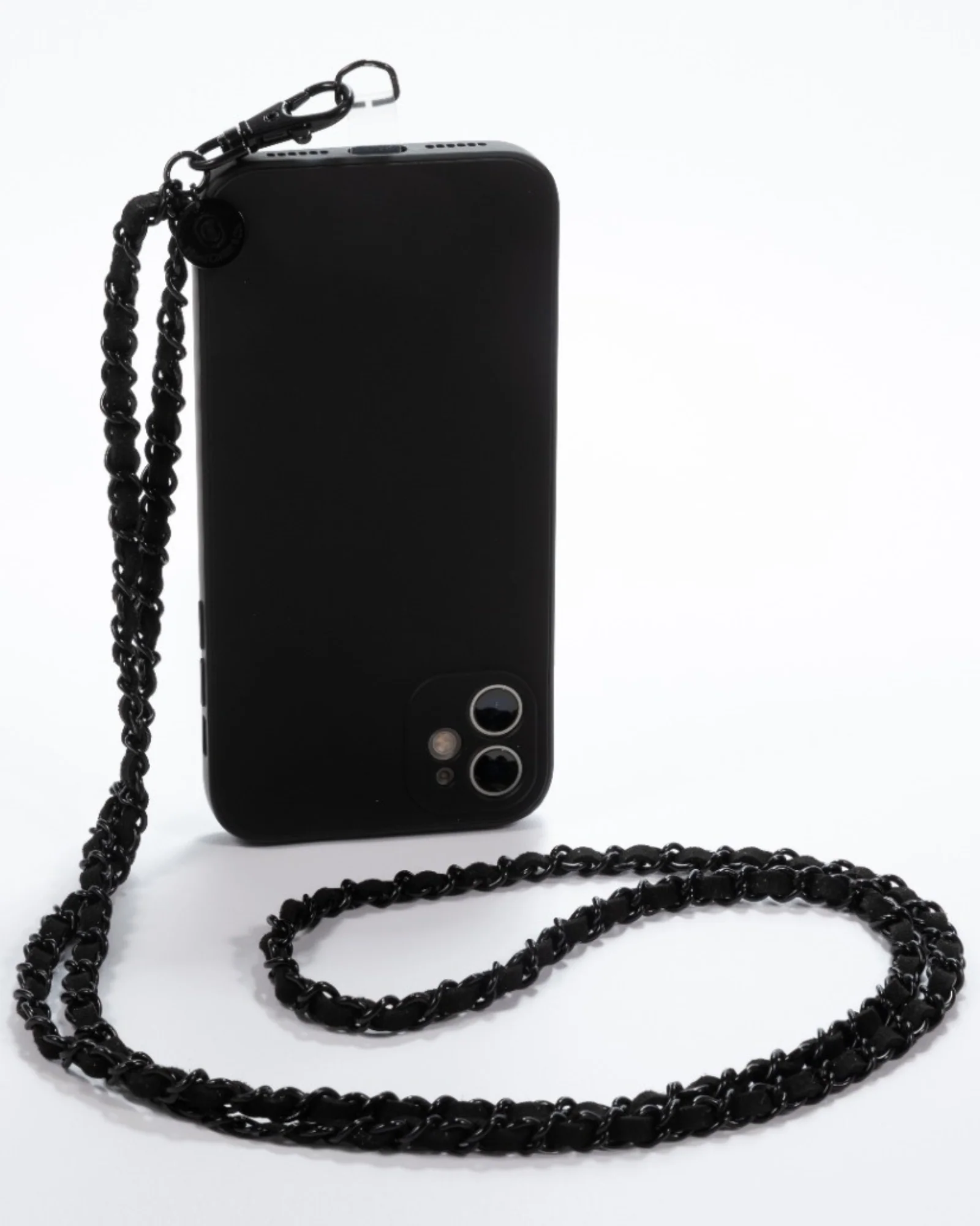 Black on Black Crossbody Phone Chain - Mycitystee