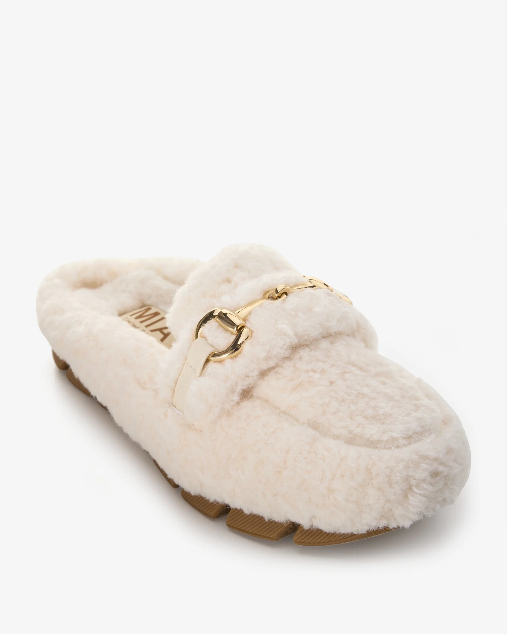Shearling Mule Off White - Mycitystee