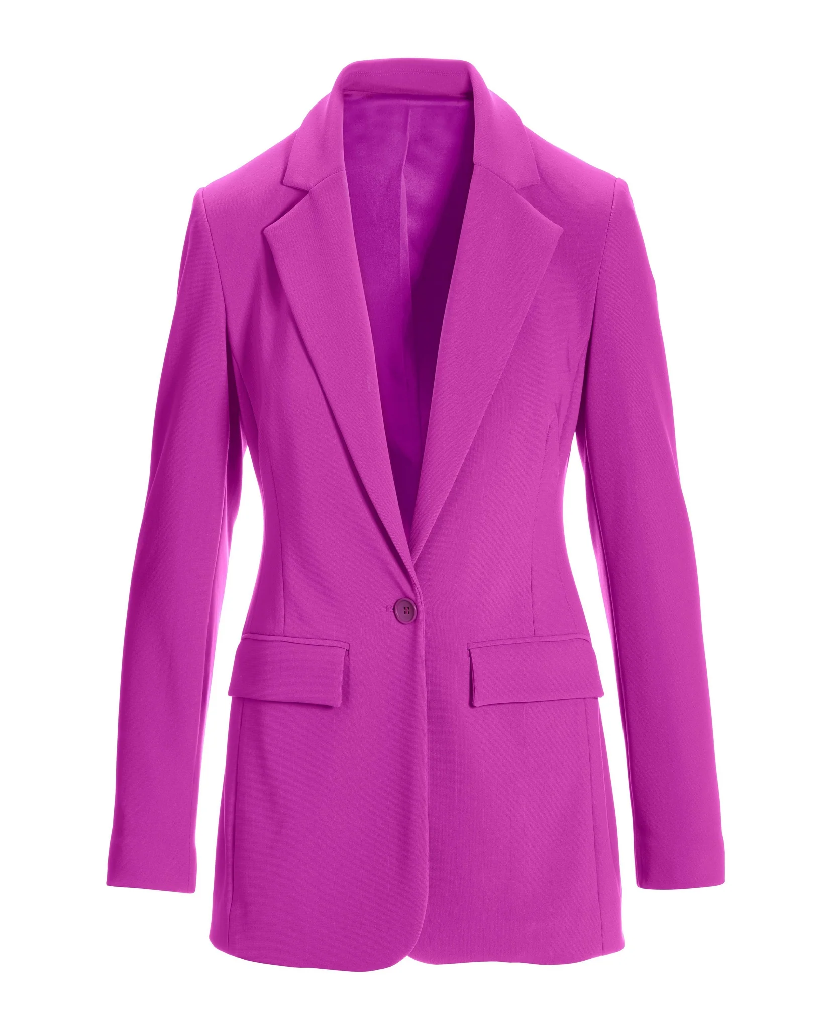 Beyond Travel Classic Boyfriend Blazer Vivid Viola - Mycitystee