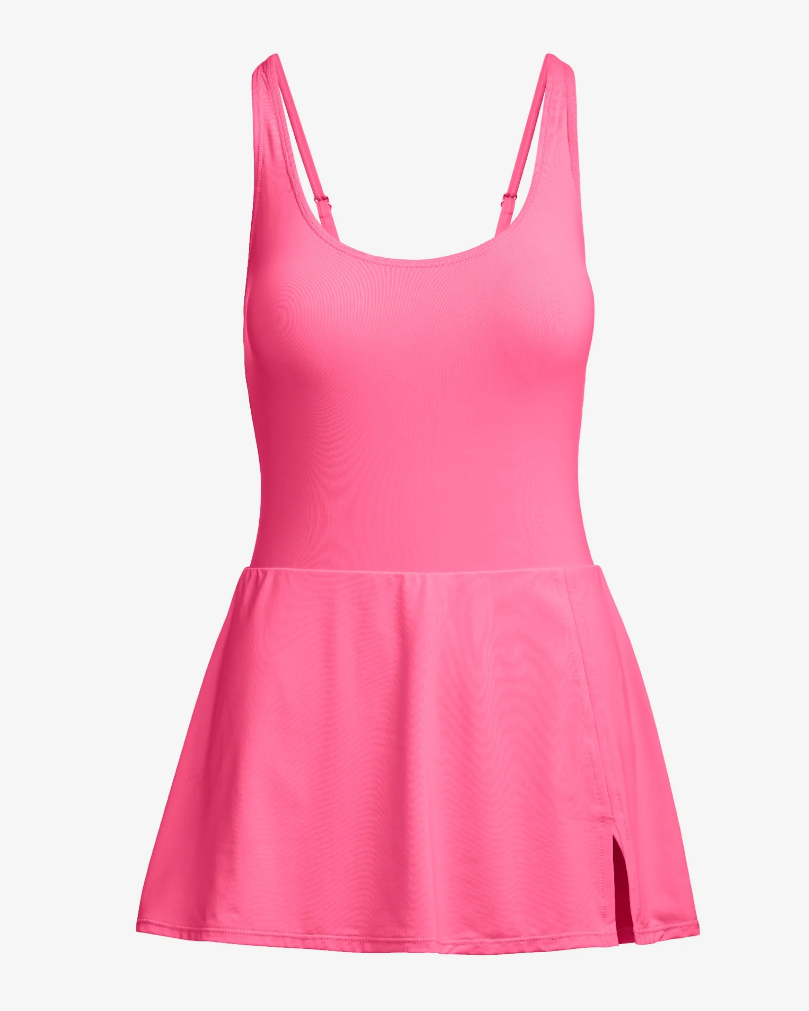 Swim Sense Scoop Neck Swim Dress Azalea Pink - Mycitystee