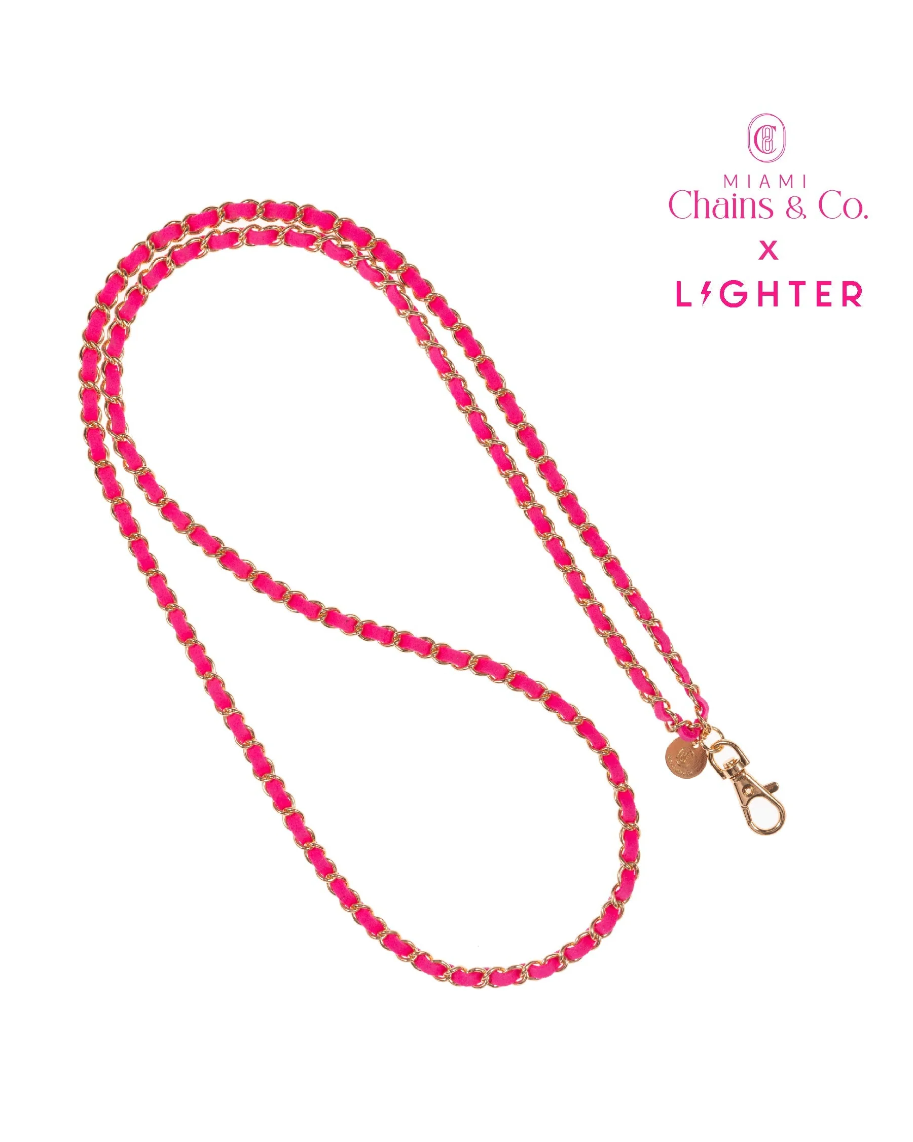 Hollywood Hot Pink Crossbody Phone Chain - Mycitystee