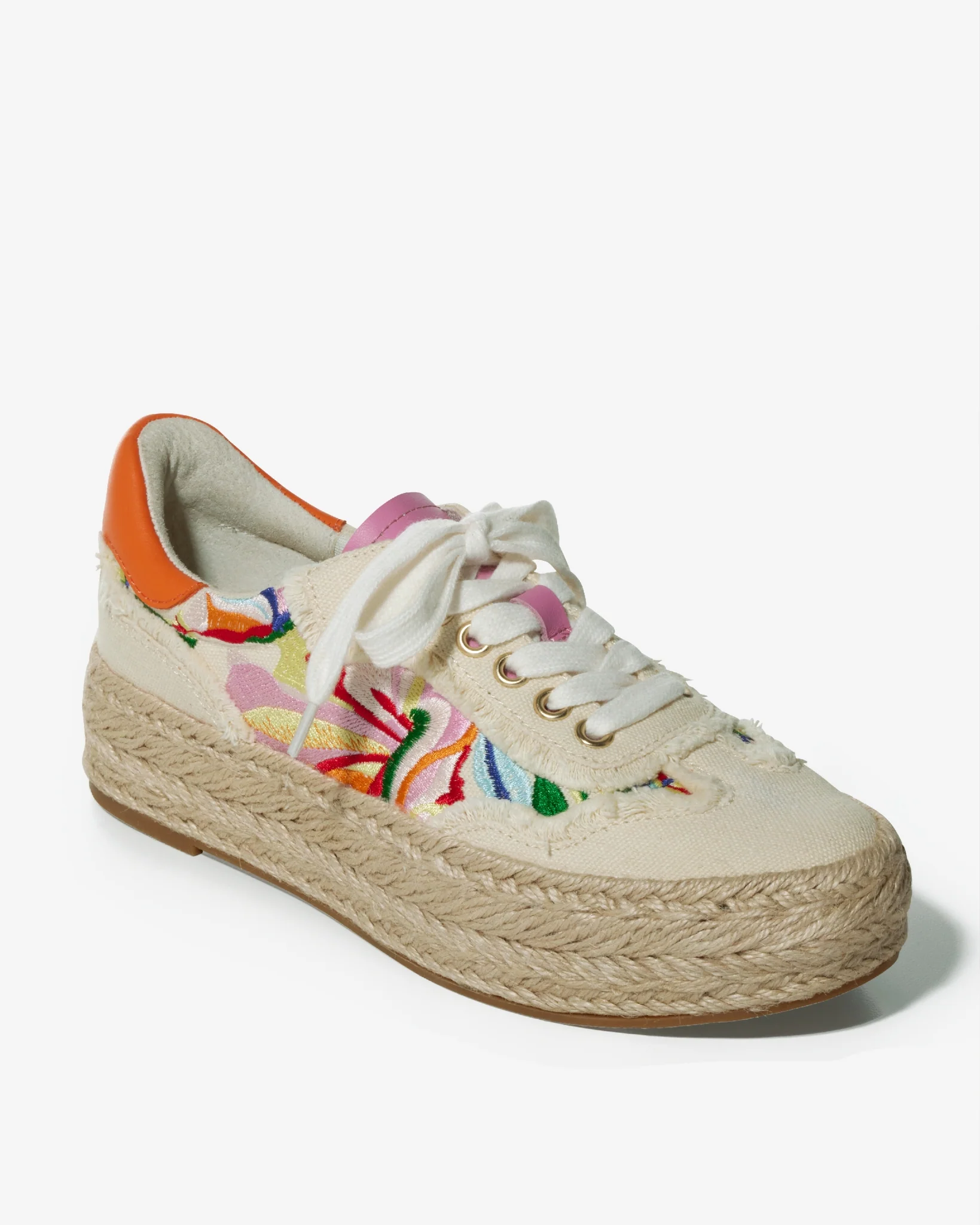 Floral Multi Raffia Sneaker Multi - Mycitystee
