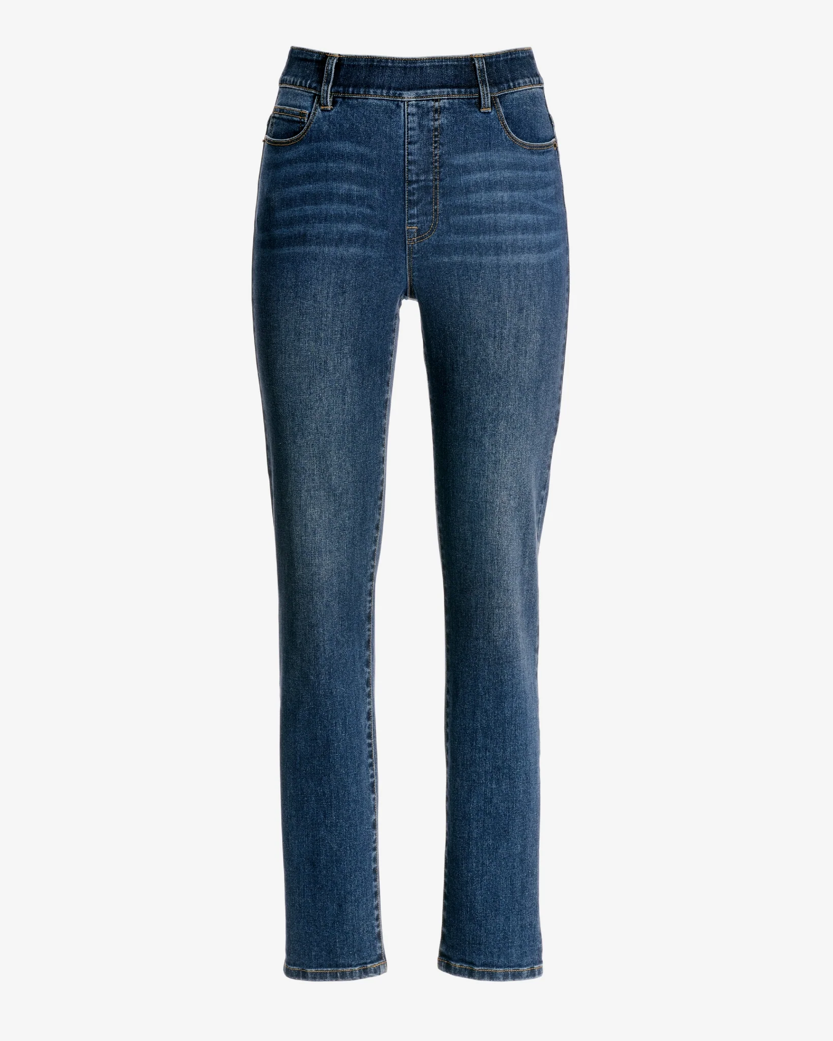 Aspen Pull-On Slim Jean Dark Blue - Mycitystee