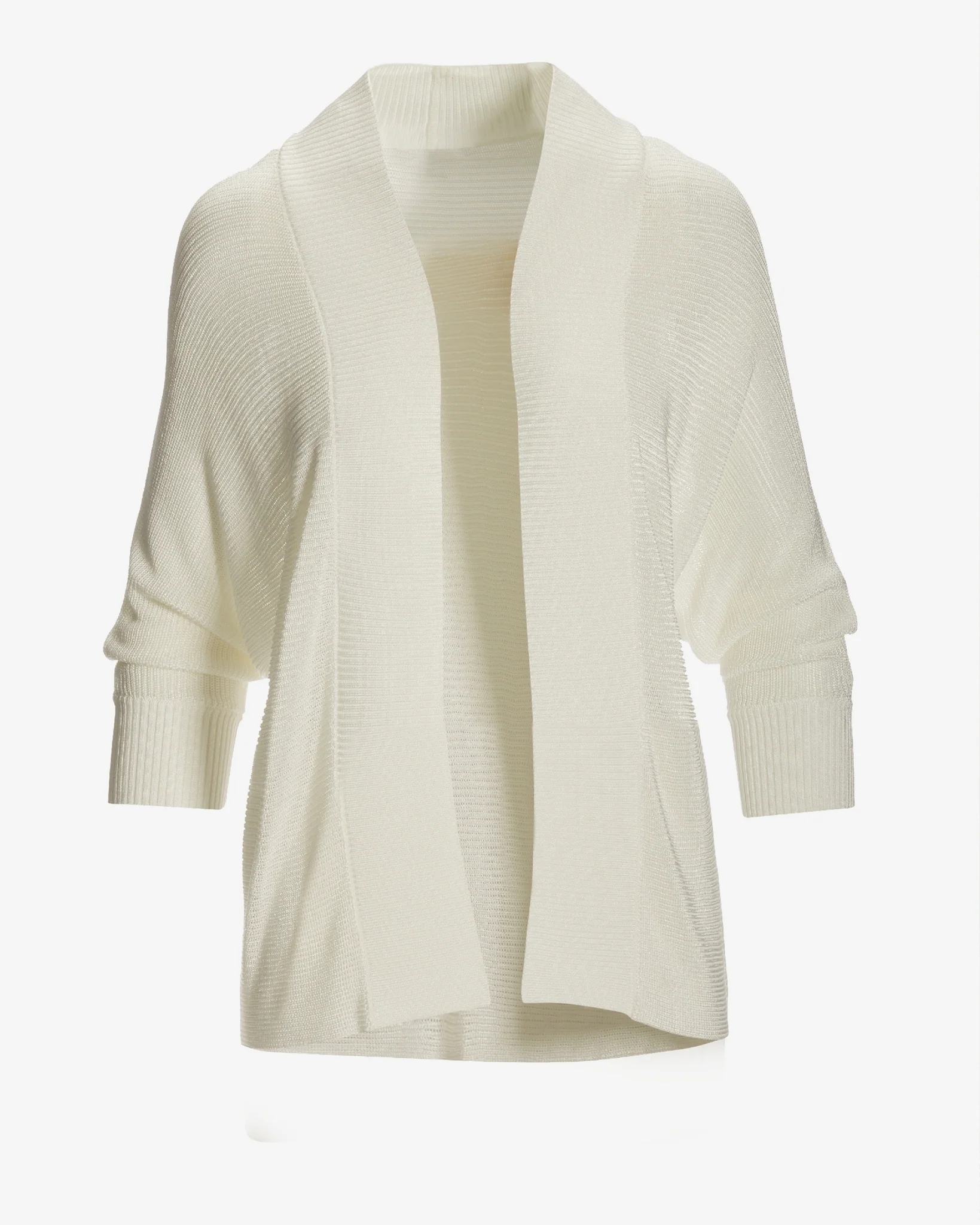 Short Effortless Cardigan Sweater Off White - Mycitystee