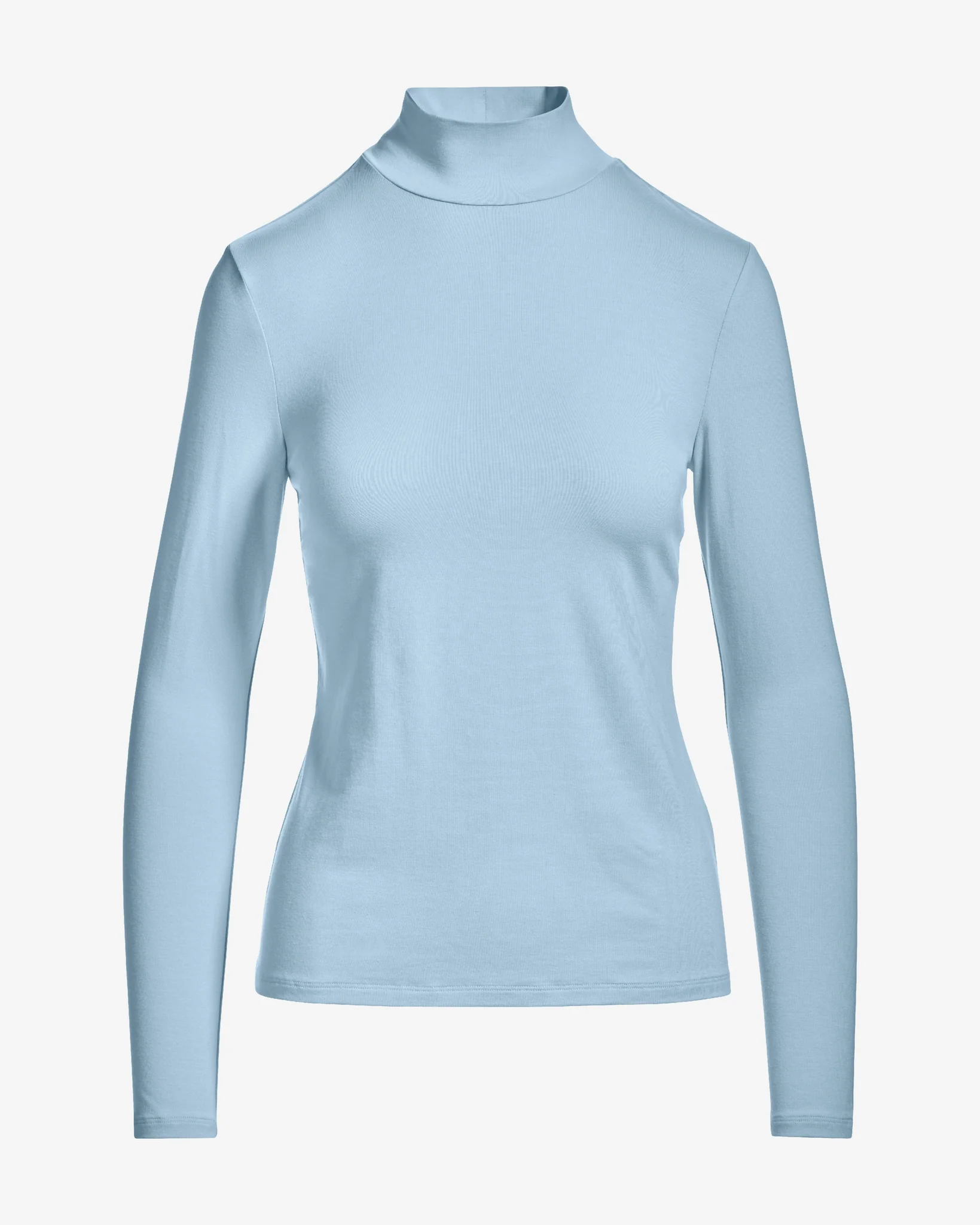 Long Sleeve Layering Turtleneck Cool Blue - Mycitystee
