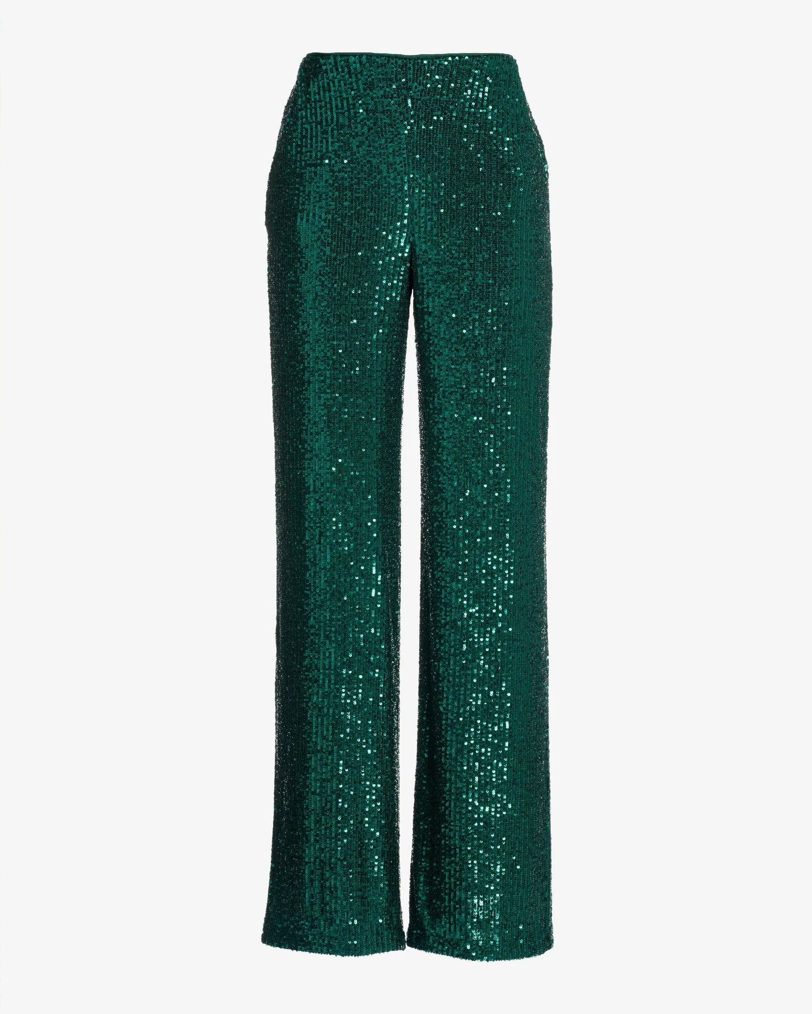 Malibu Sequin Wide Leg Pant Deep Emerald - Mycitystee