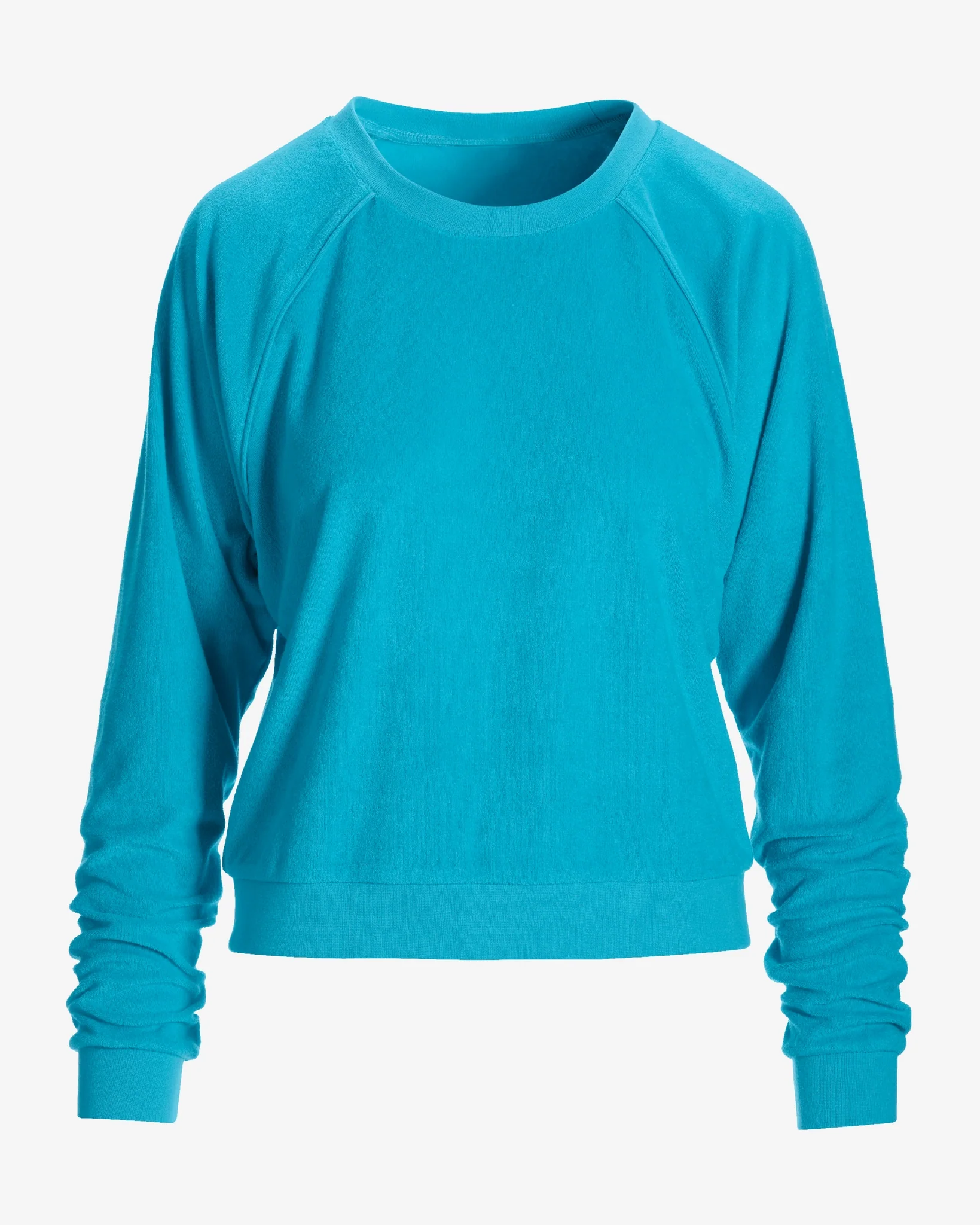 Beach Terry Crew Neck Sweatshirt Splash Blue - Mycitystee