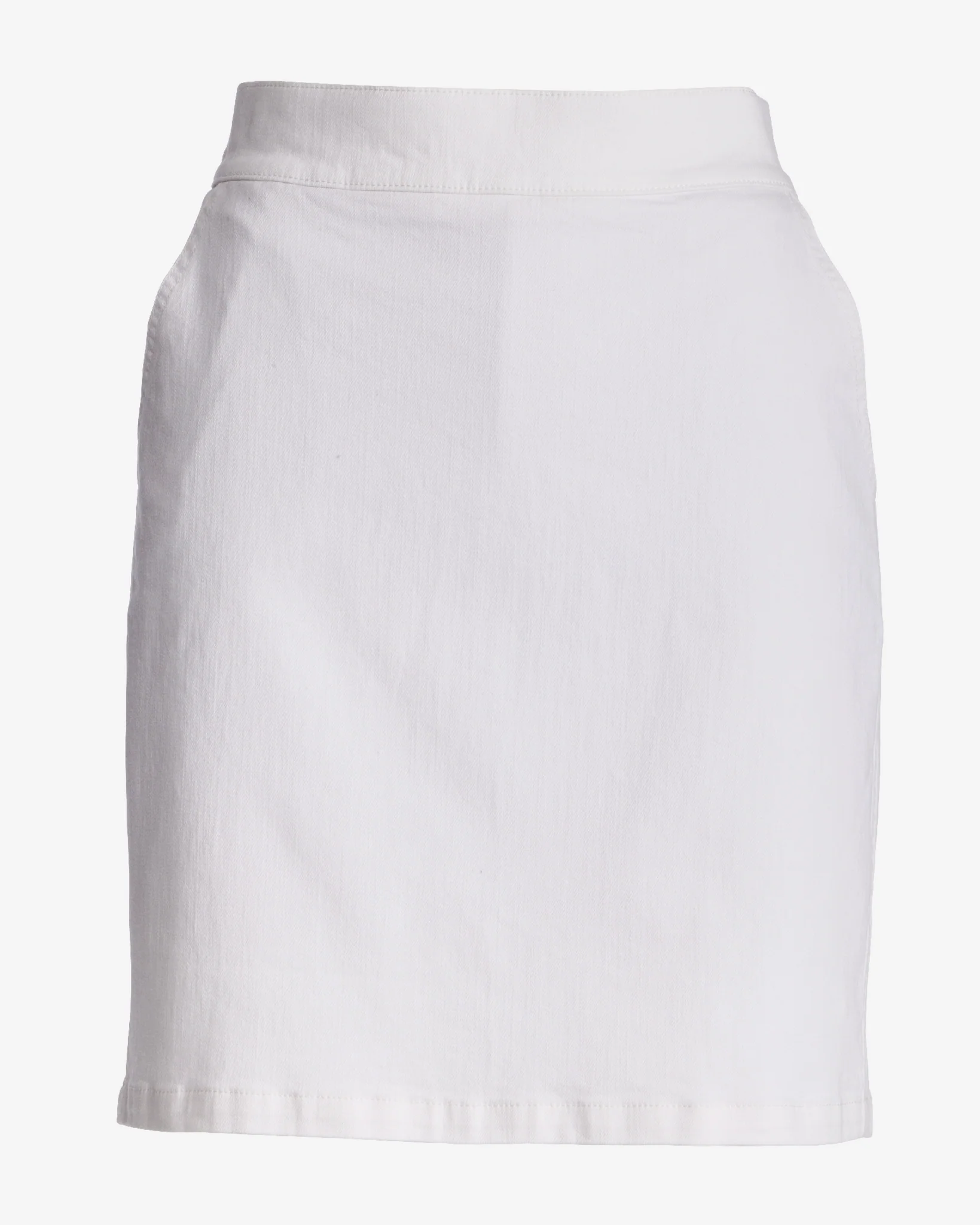Pull on Denim Skort White - Mycitystee