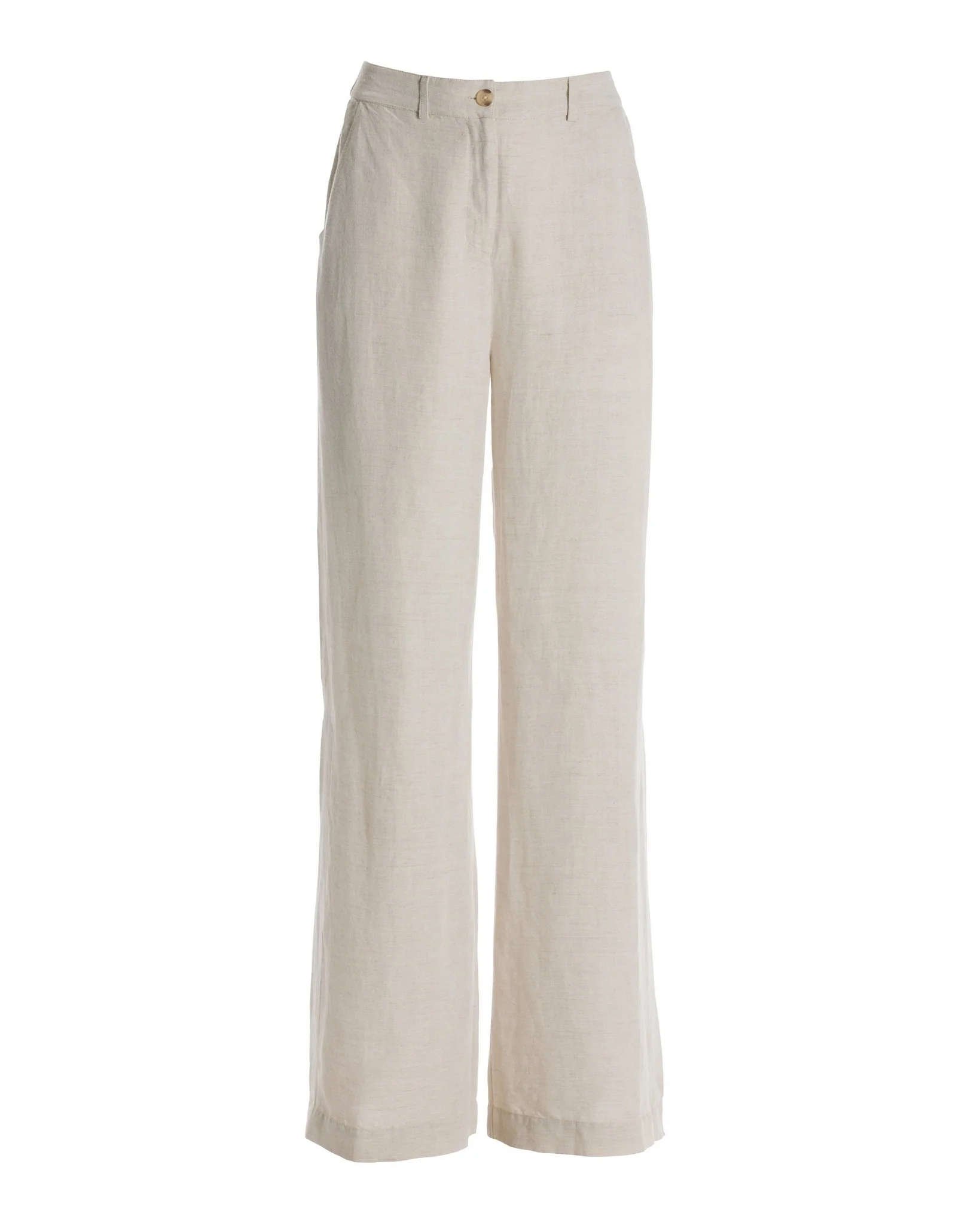 Linen Wide-Leg Pant Flax - Mycitystee