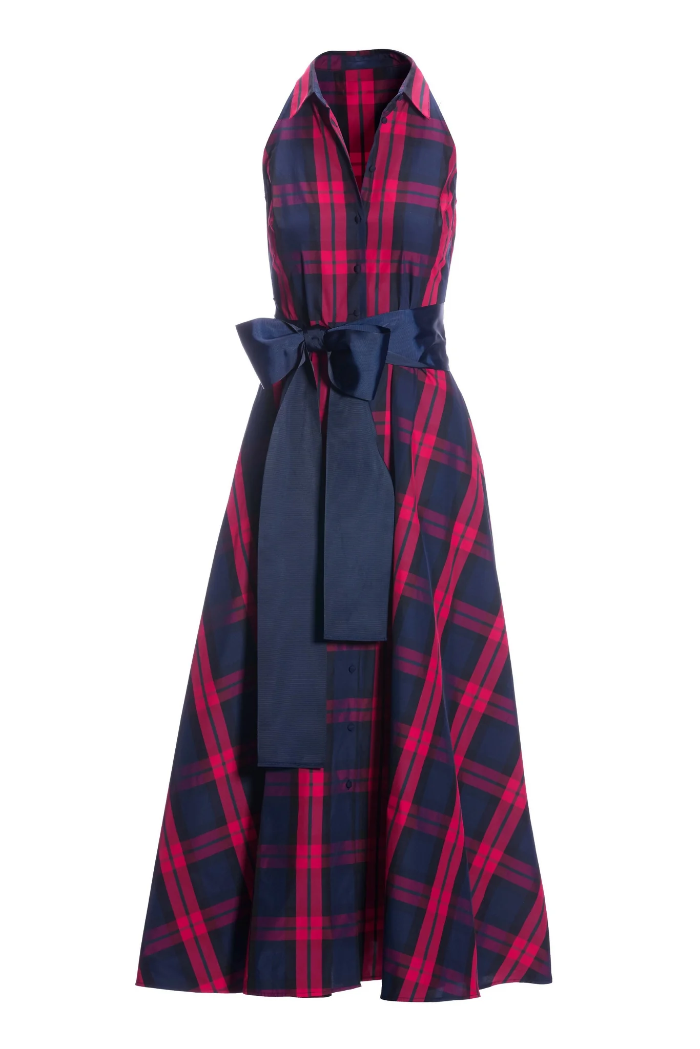 Plaid Shirt Dress Multi - Mycitystee
