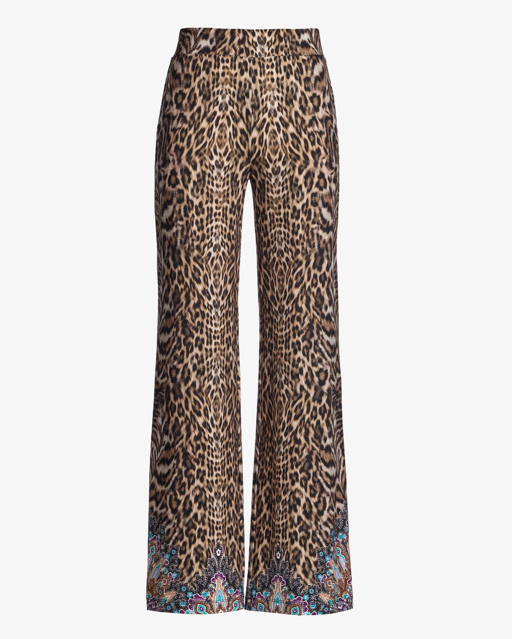 Malibu Print Wide Leg Pant Safari Glam - Mycitystee
