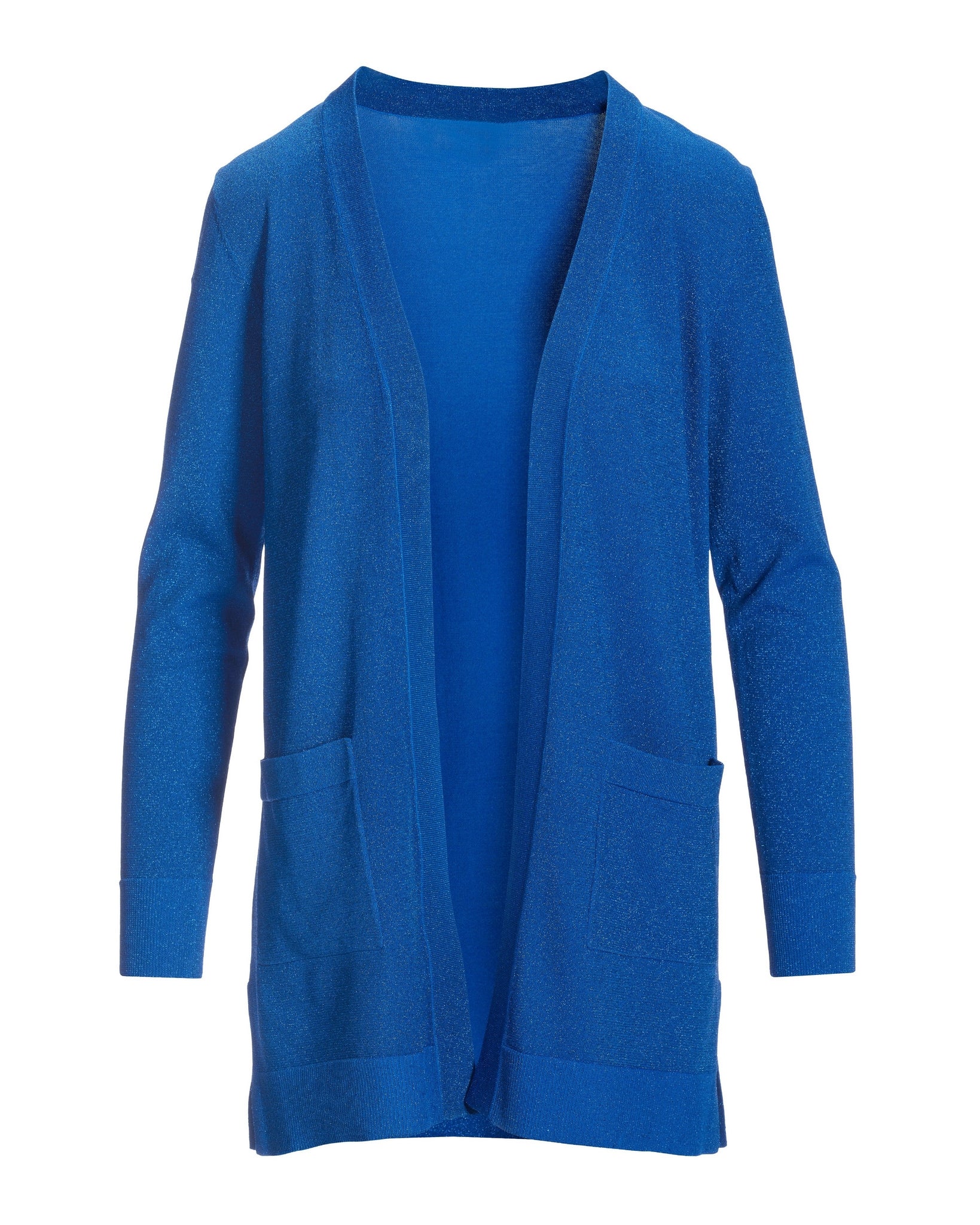 Metallic Sweater Cardigan Directoire Blue - Mycitystee