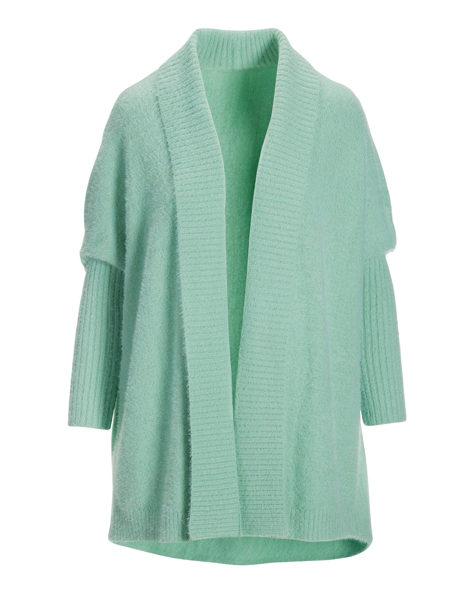 Plush Relaxed Cardigan Sage - Mycitystee