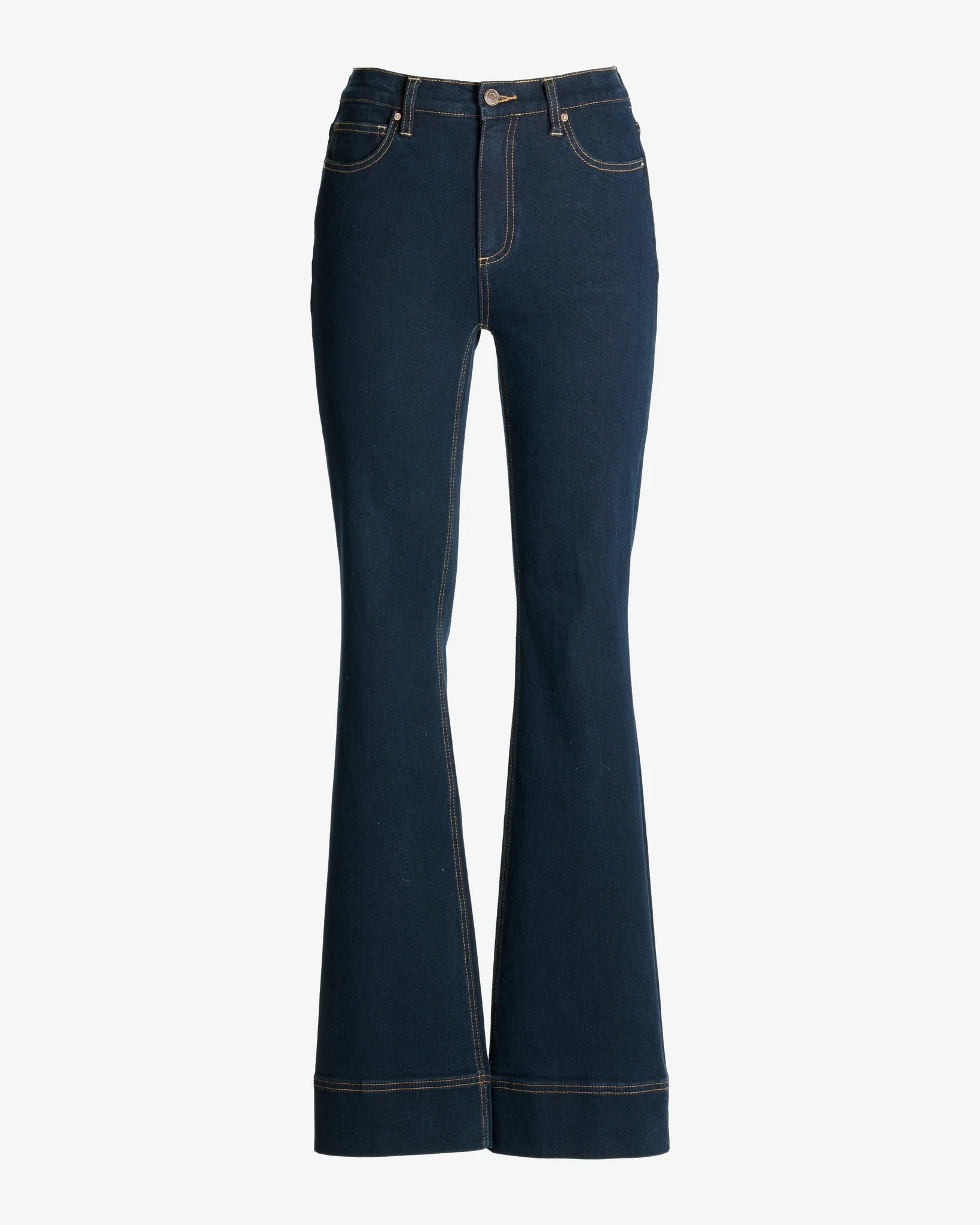 Monterey High Rise Wide Hem Bootcut Jean Dark Rinse - Mycitystee