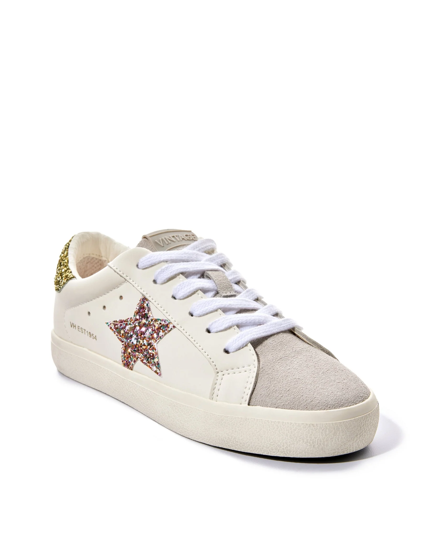 Multi glitter Star Sneaker White Multi - Mycitystee