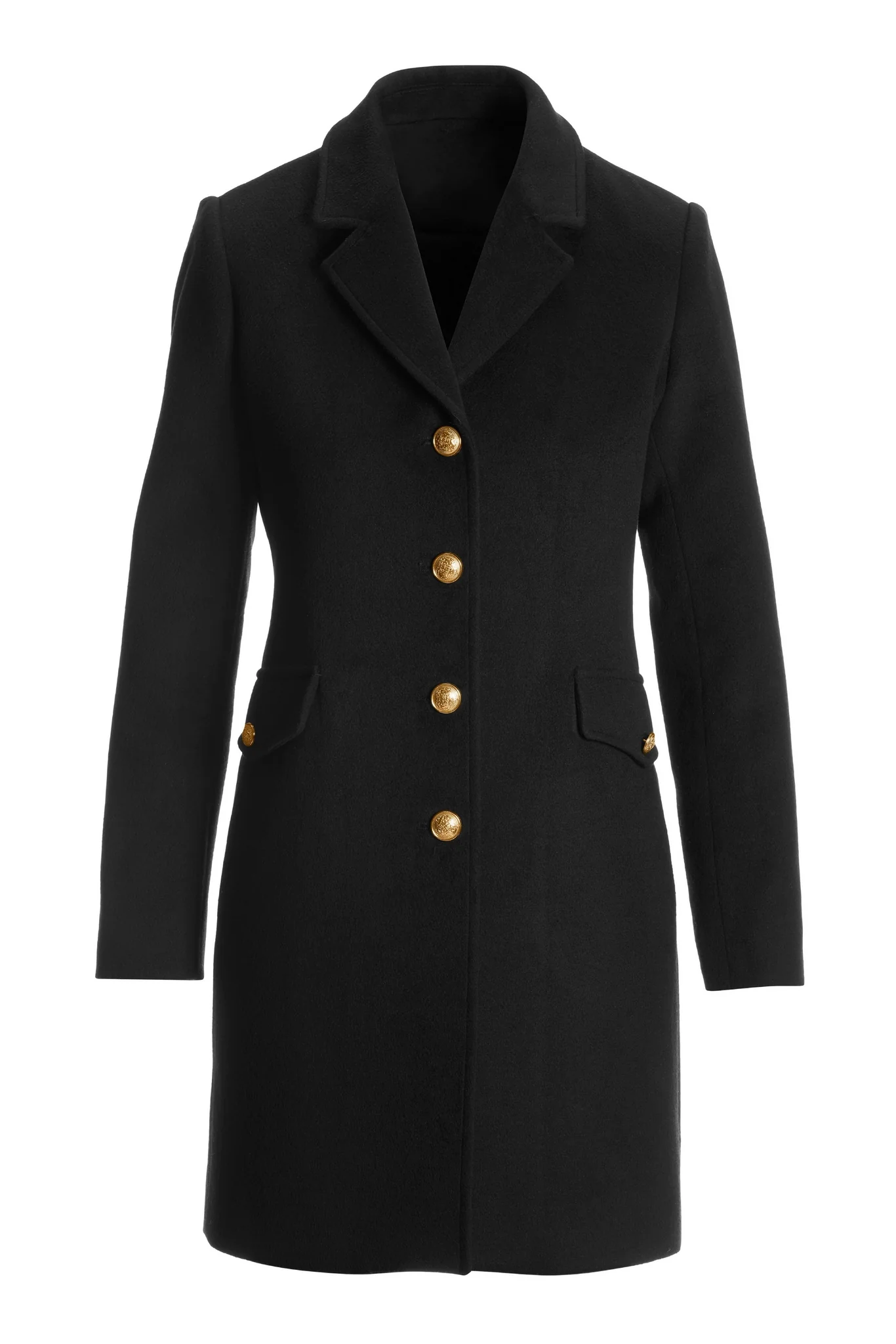 Classic Tailored Coat Black - Mycitystee