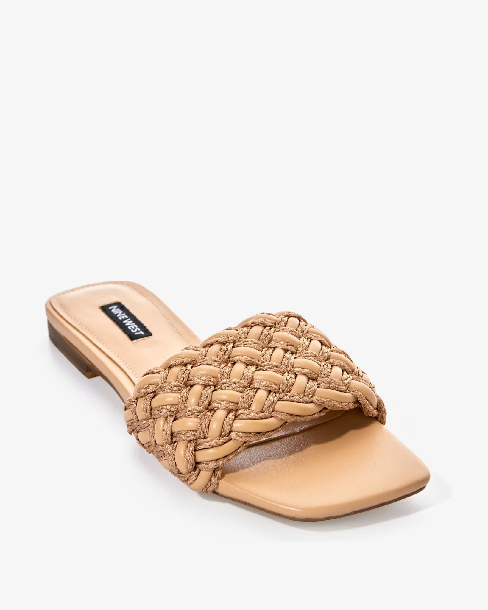 Braided Slide Sandal Tan - Mycitystee