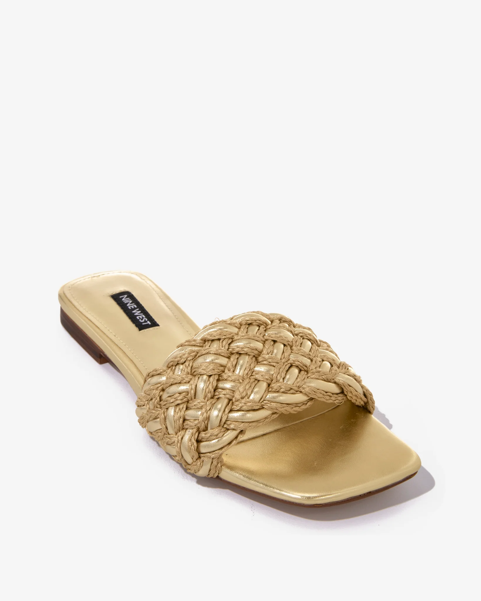 Braided Slide Sandal Gold - Mycitystee