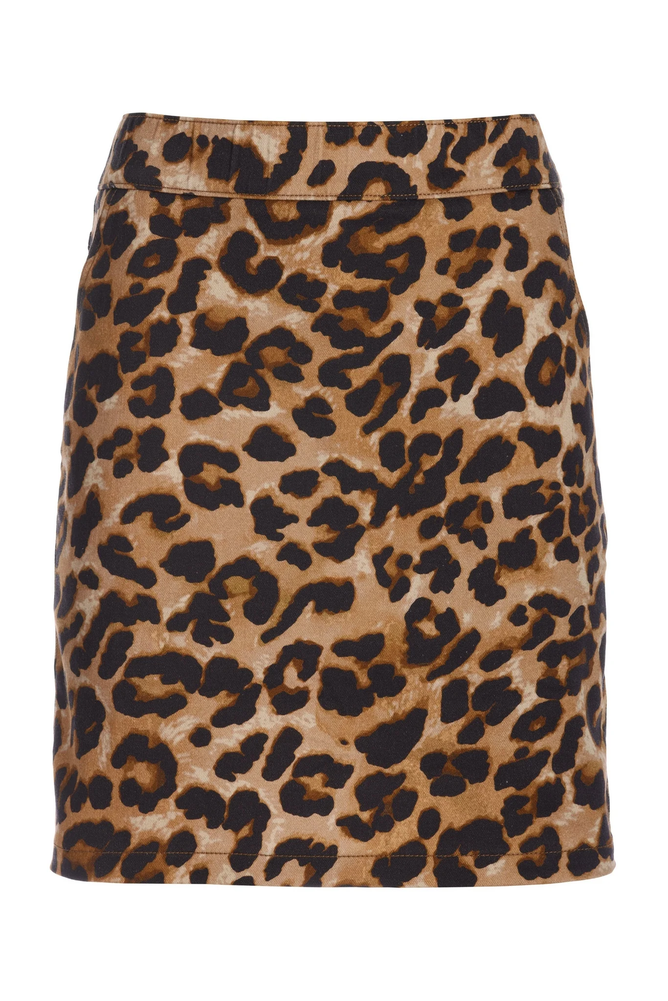 Exploded Cheetah Print Pull On Skort Neutral - Mycitystee